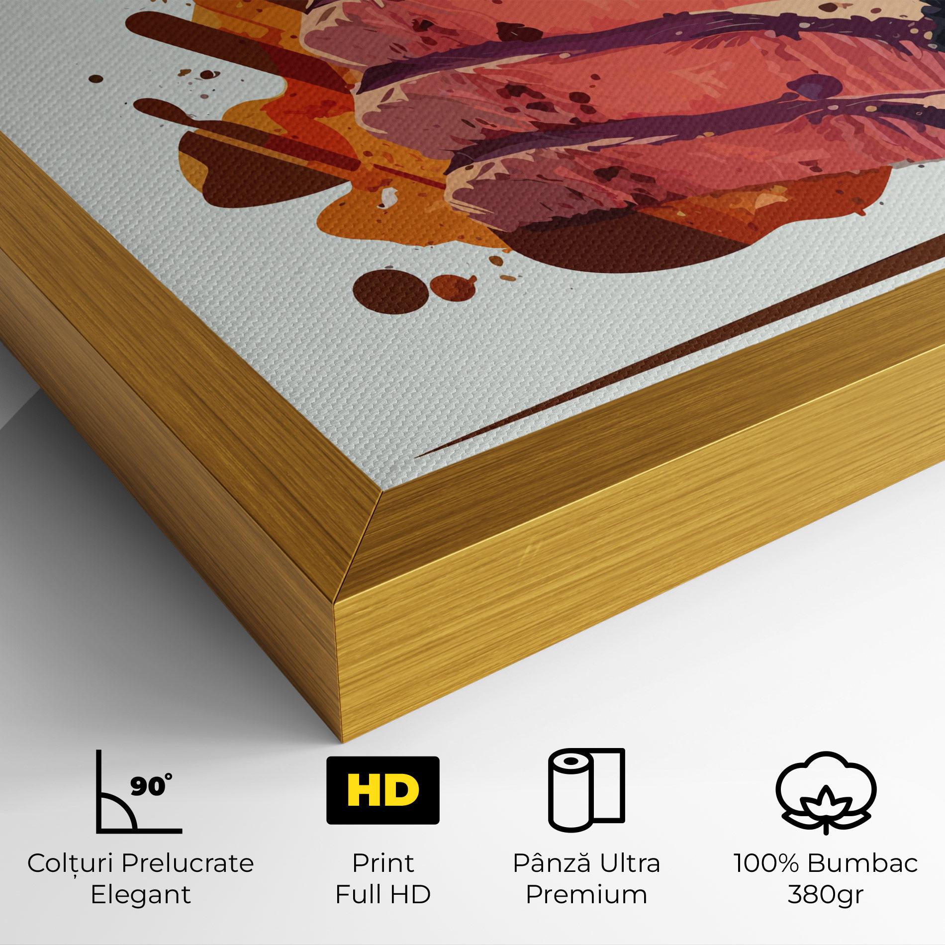 Tablou Canvas Meat Floating mockup 4