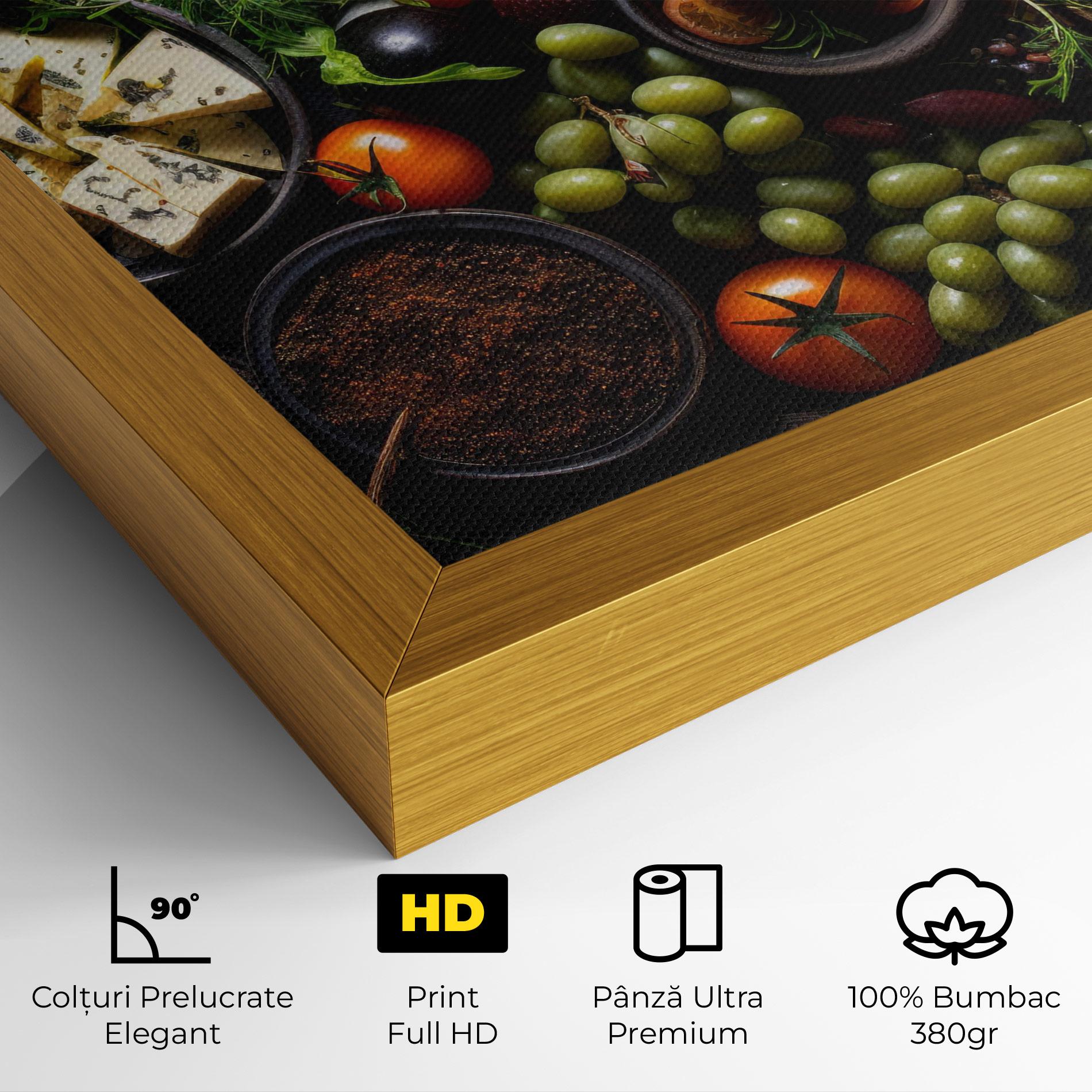 Tablou Canvas Meats Assortment mockup 4