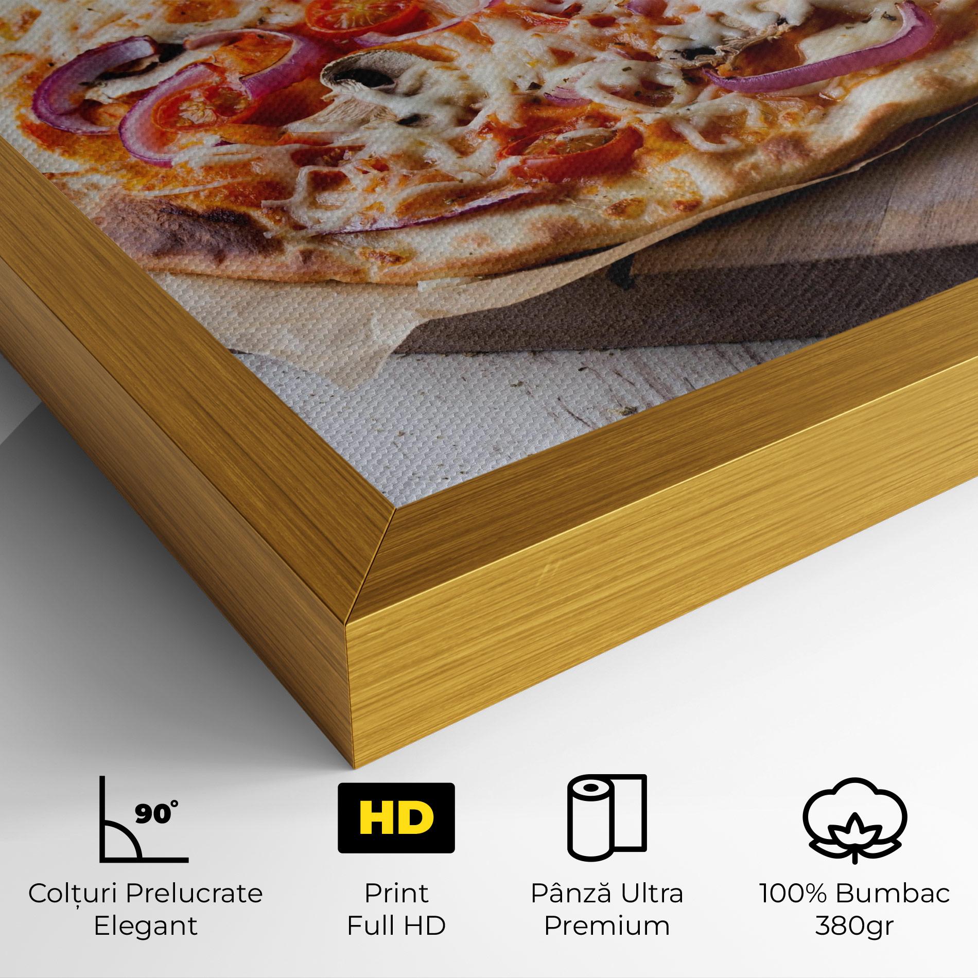 Tablou Canvas Pizza mockup 4