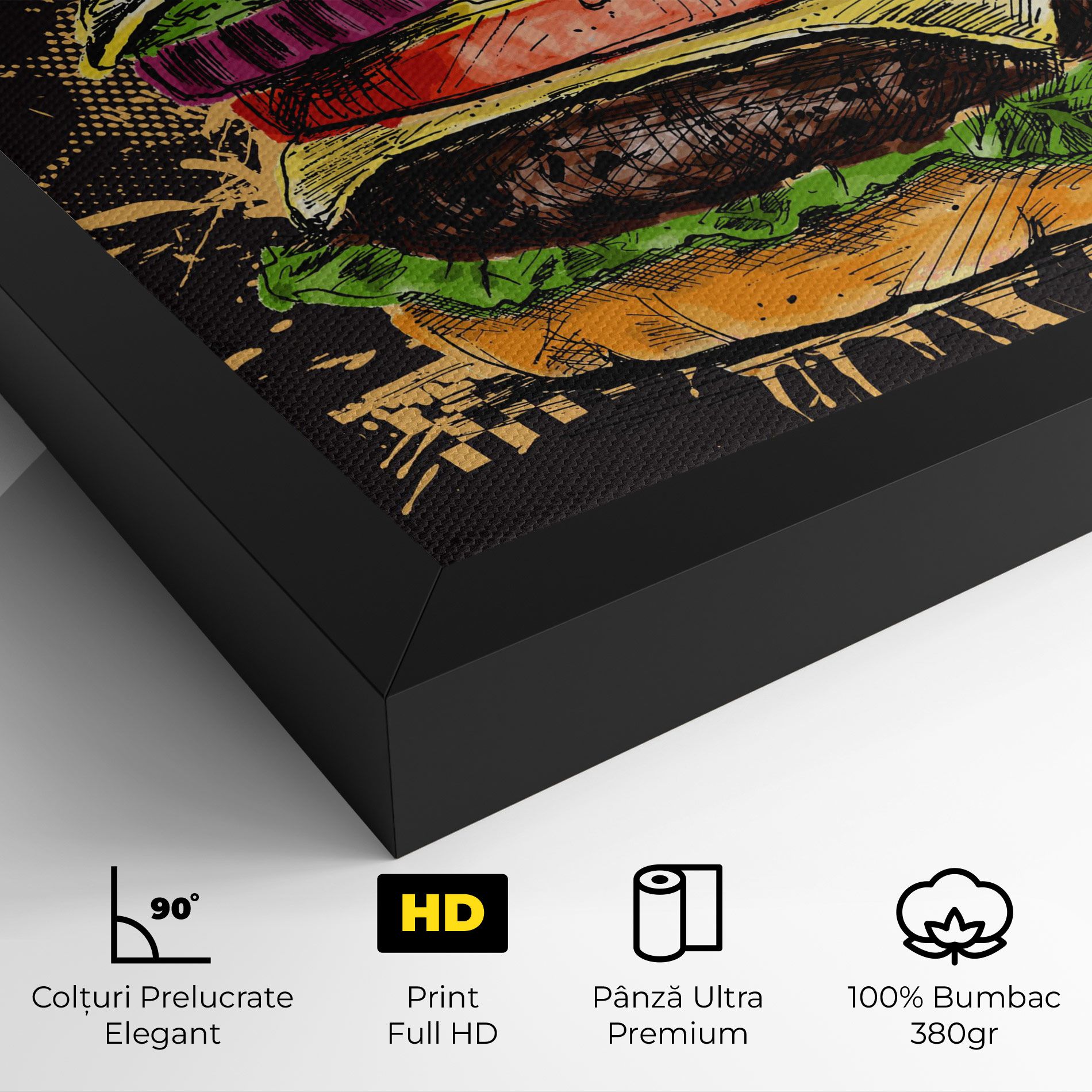 Burger Drawing mockup 4