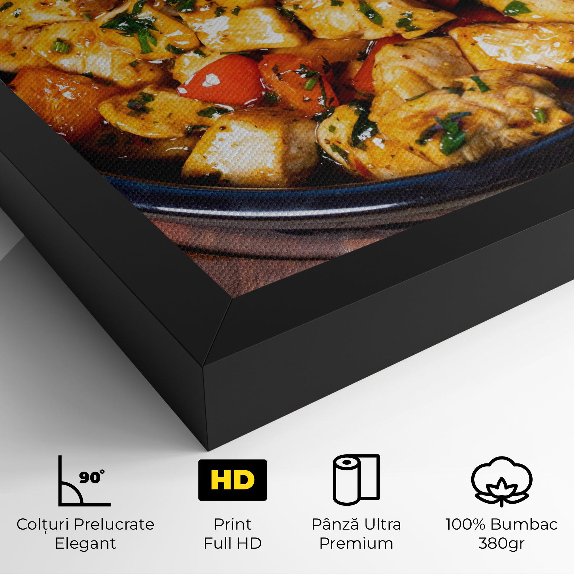 Tablou Canvas Chicken Food mockup 4