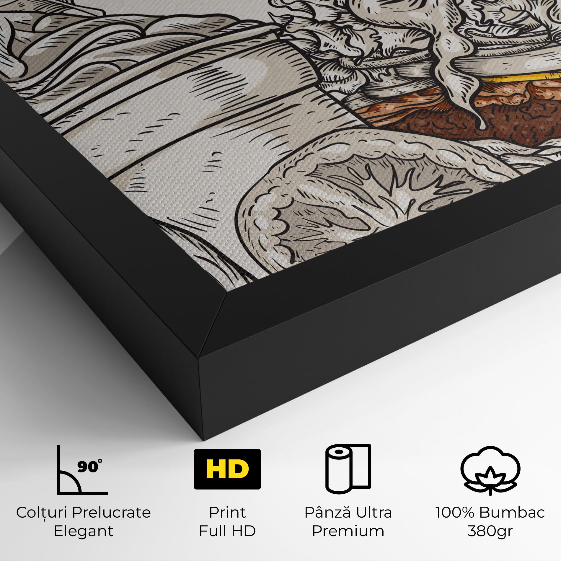 Tablou Canvas Fast Food mockup 4