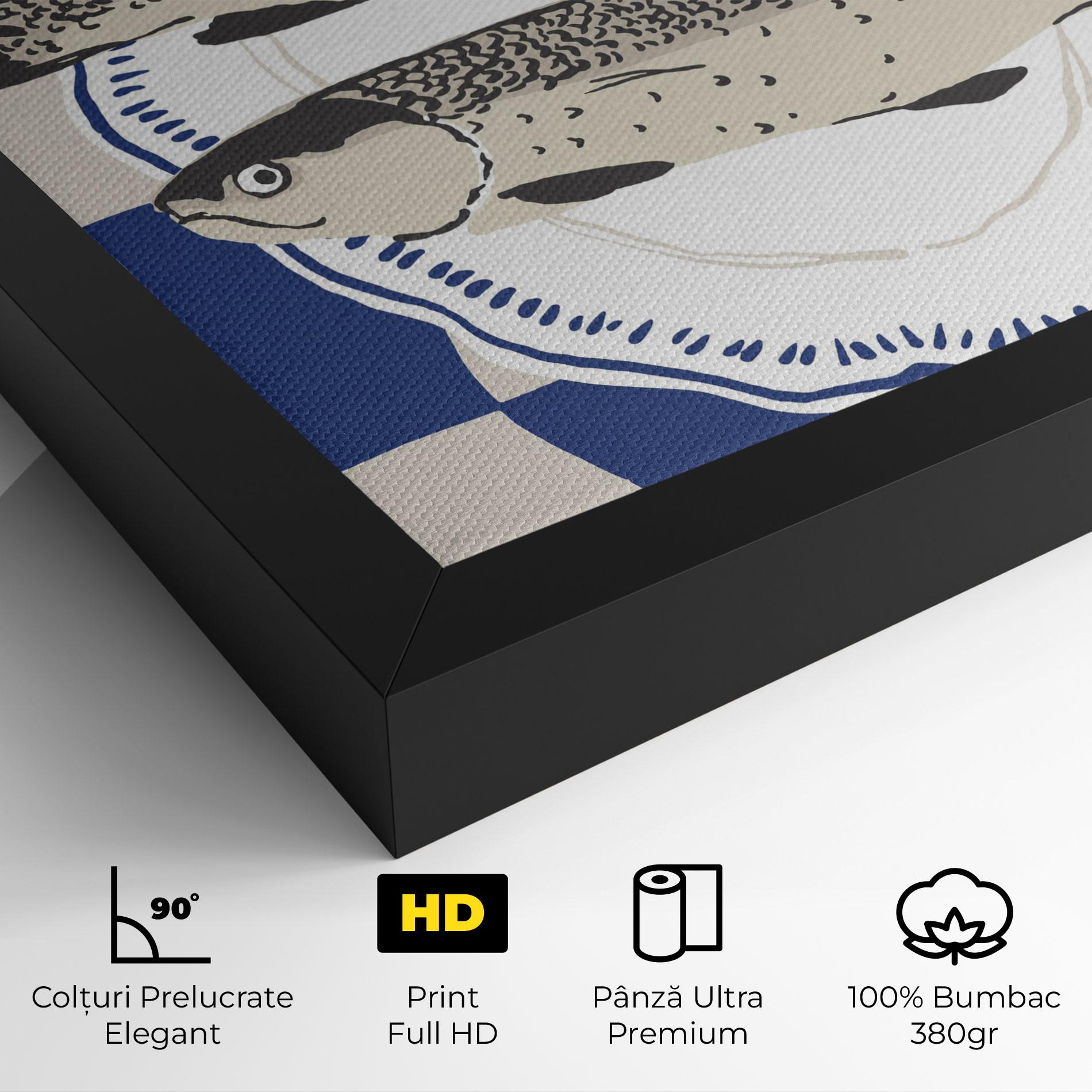 Tablou Canvas Food Fish mockup 4