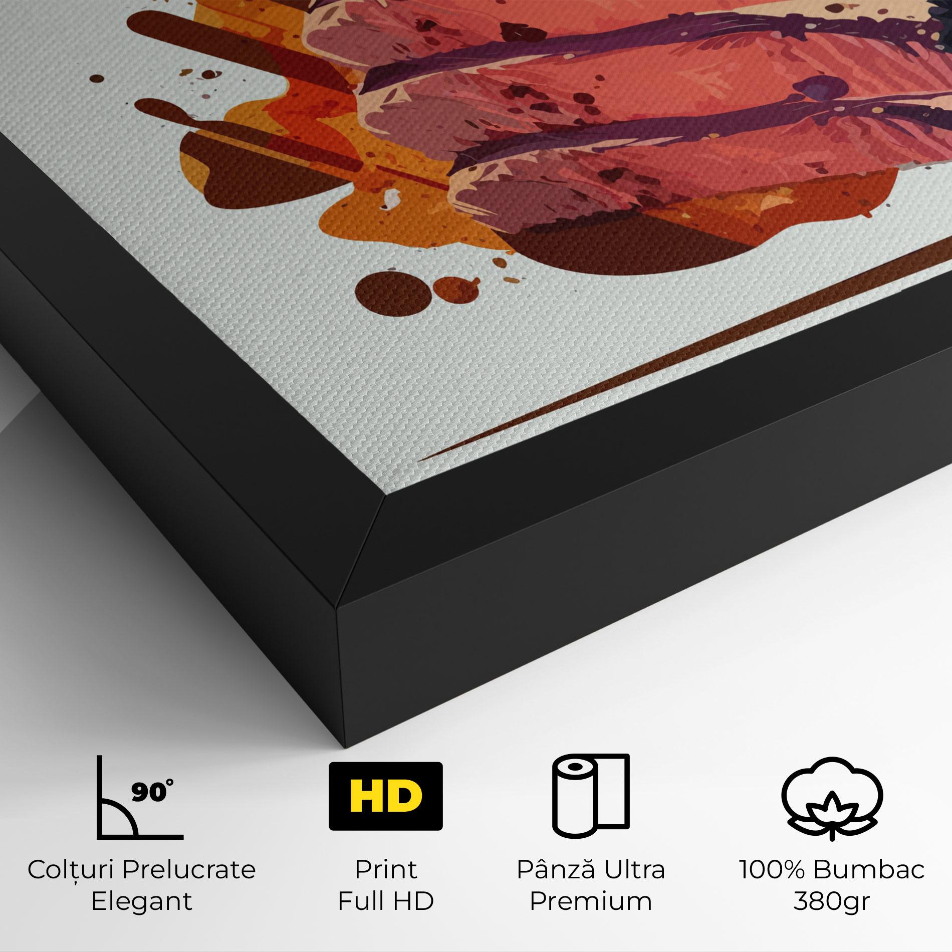 Tablou Canvas Meat Floating mockup 4