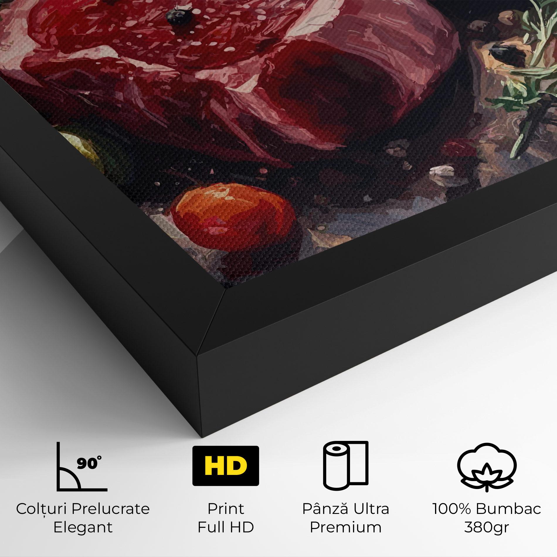 Tablou Canvas Meat With Tomatoes mockup 4