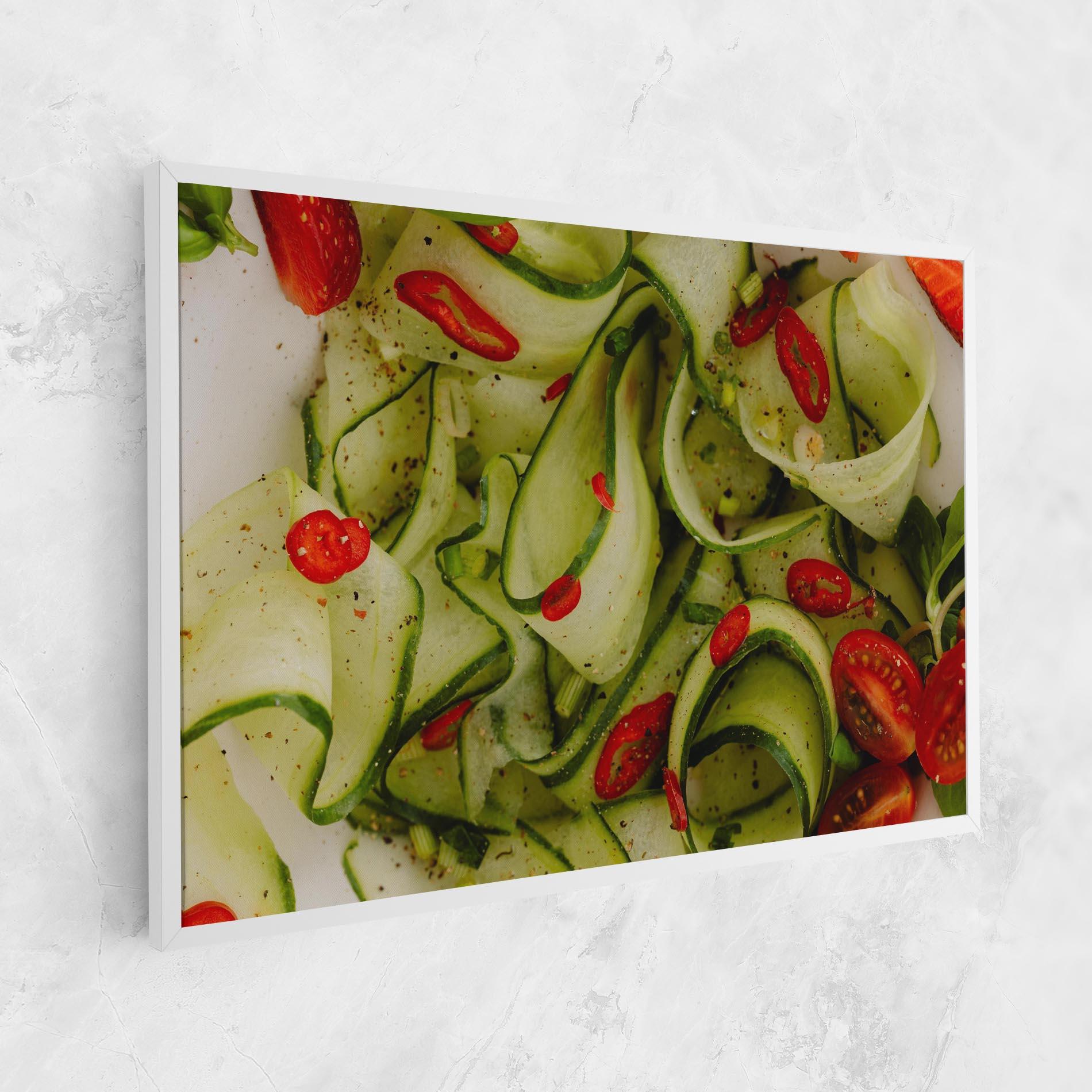 Tablou Canvas Cucumber Food mockup 1