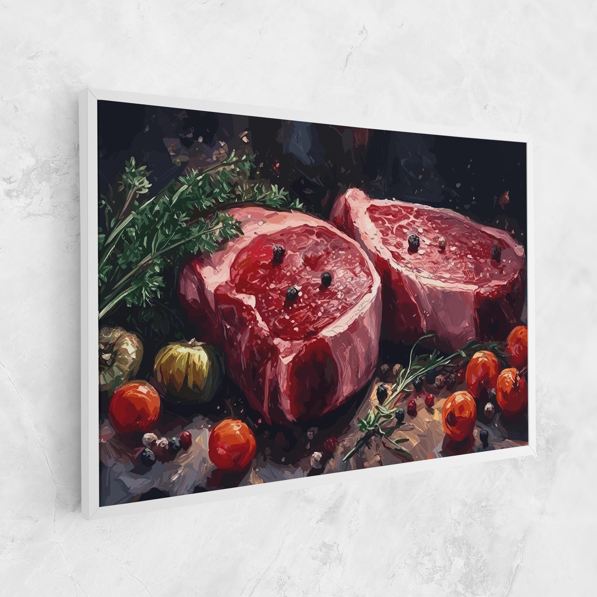 Tablou Canvas Meat With Tomatoes mockup 1