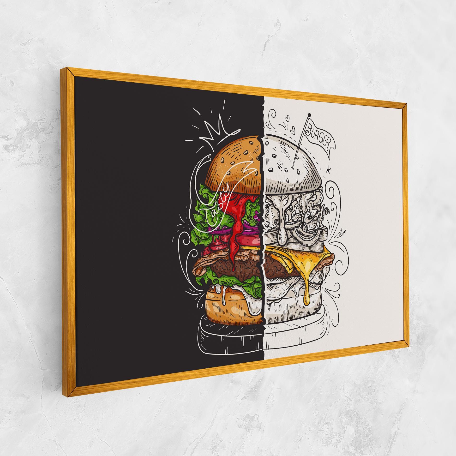 Burger Art mockup 1