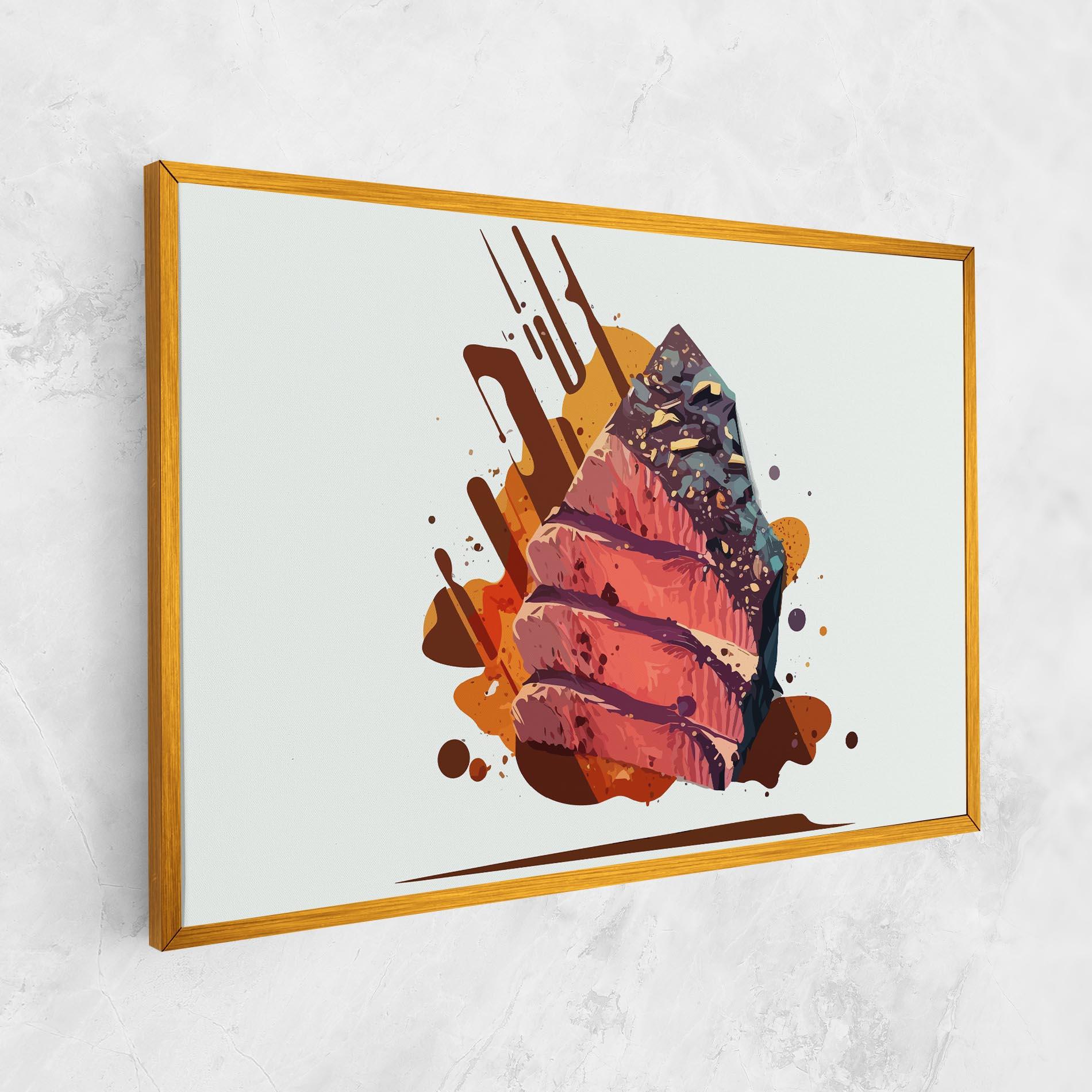 Tablou Canvas Meat Floating mockup 1