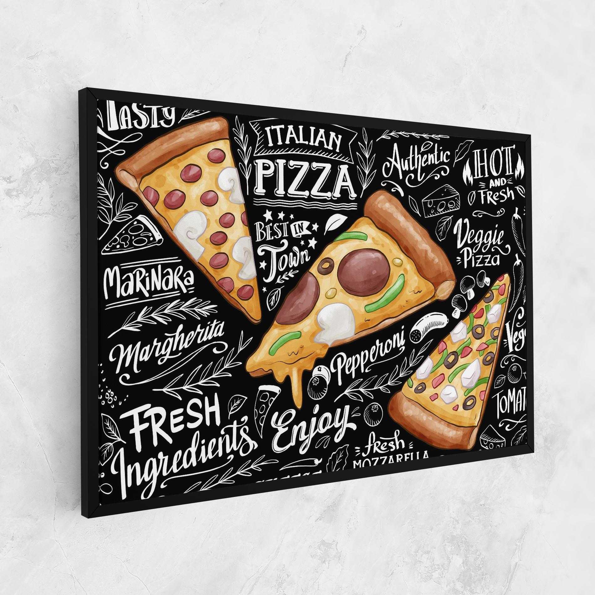Tablou Canvas Enjoy Pizza mockup 1