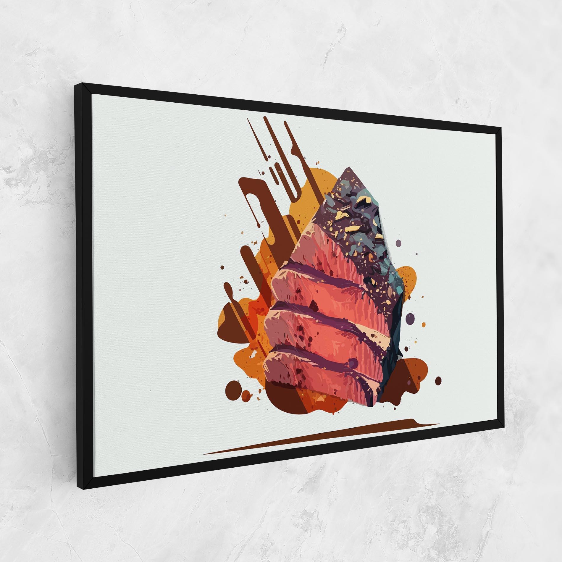 Tablou Canvas Meat Floating mockup 1