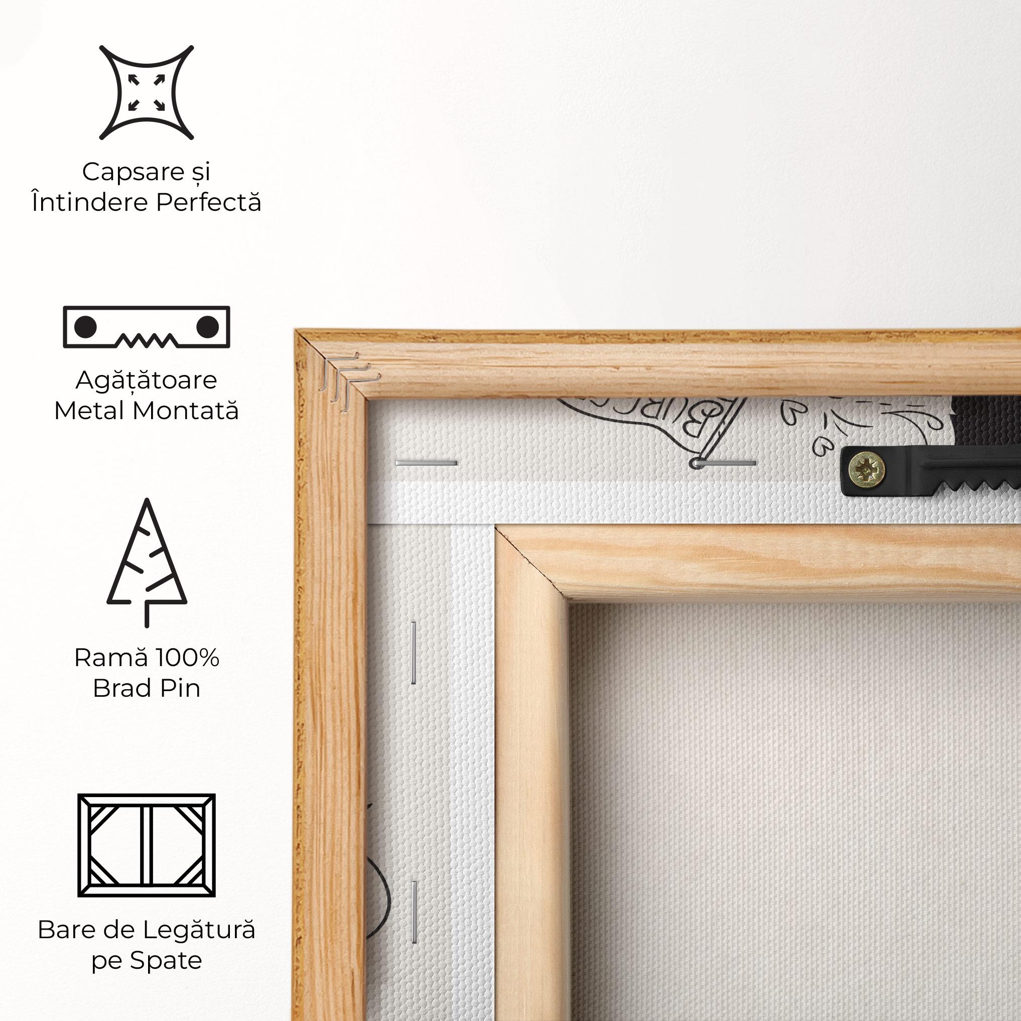 Tablou Canvas Burger Art mockup 5