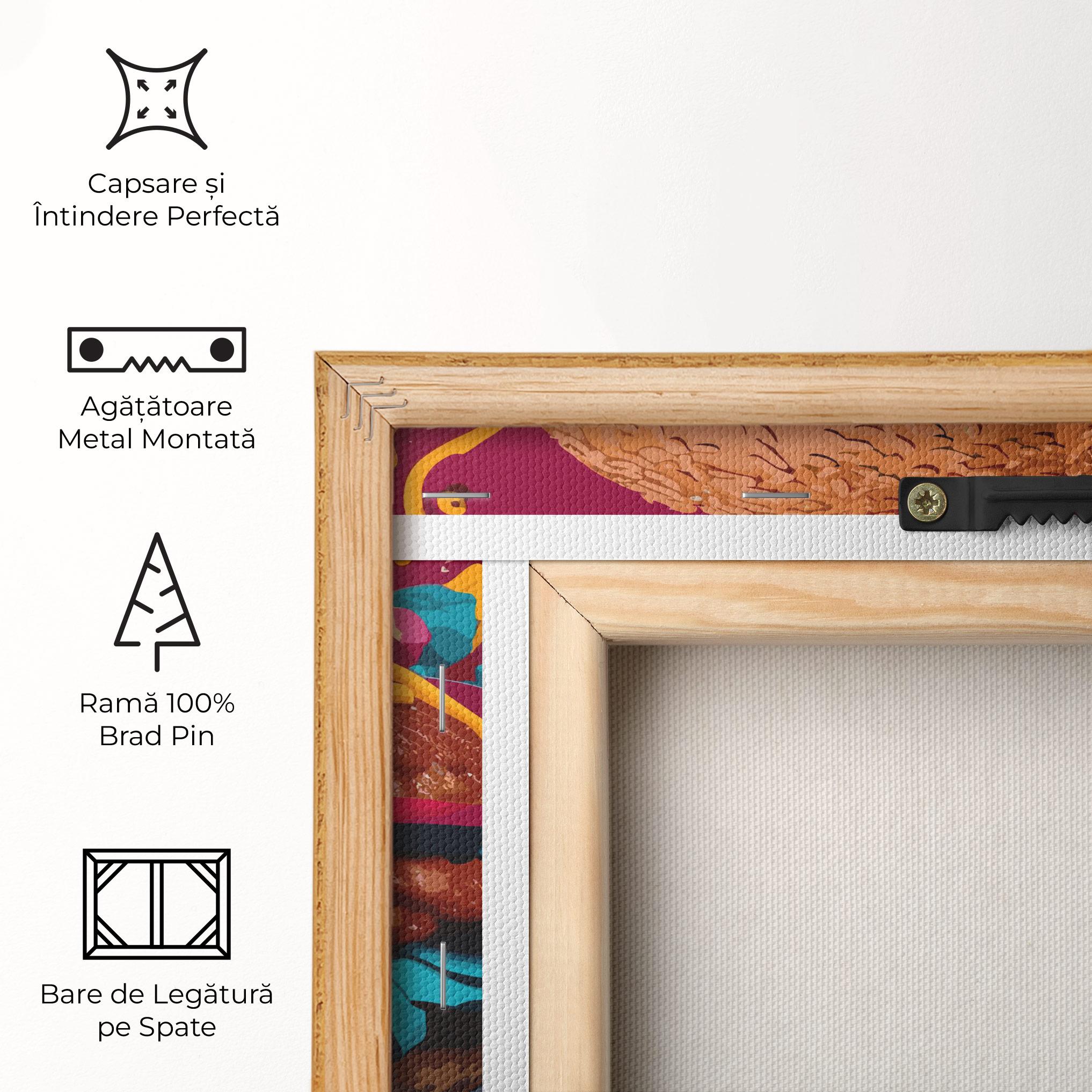 Tablou Canvas Crazy Burger mockup 5