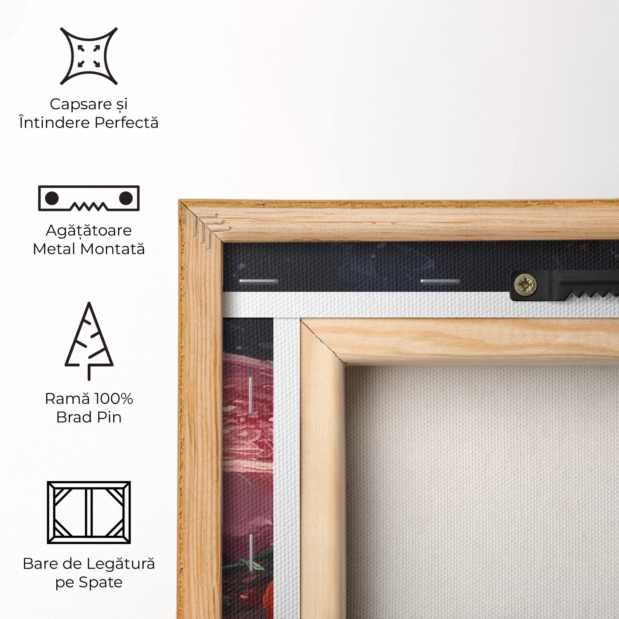 Tablou Canvas Meat With Tomatoes mockup 5