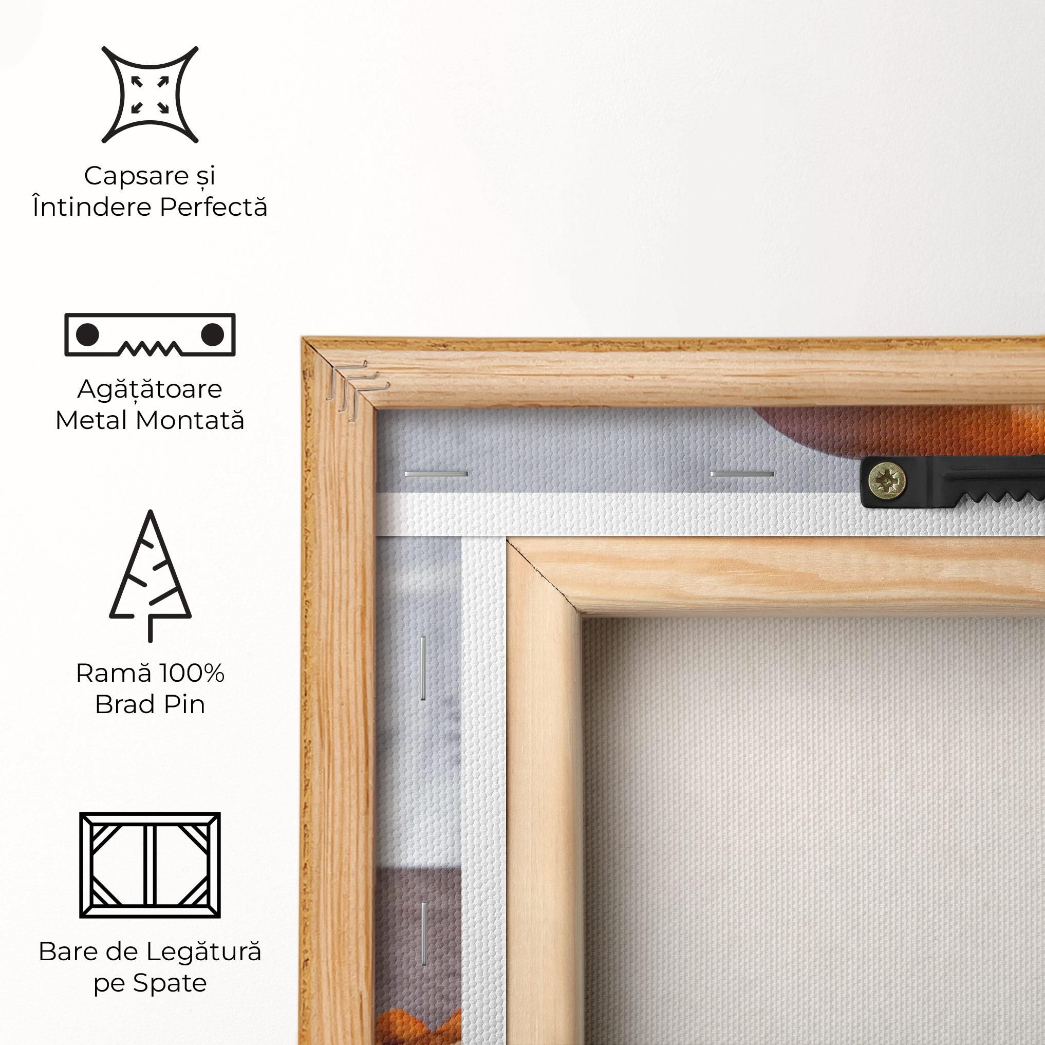 Tablou Canvas Triple Hamburger mockup 5