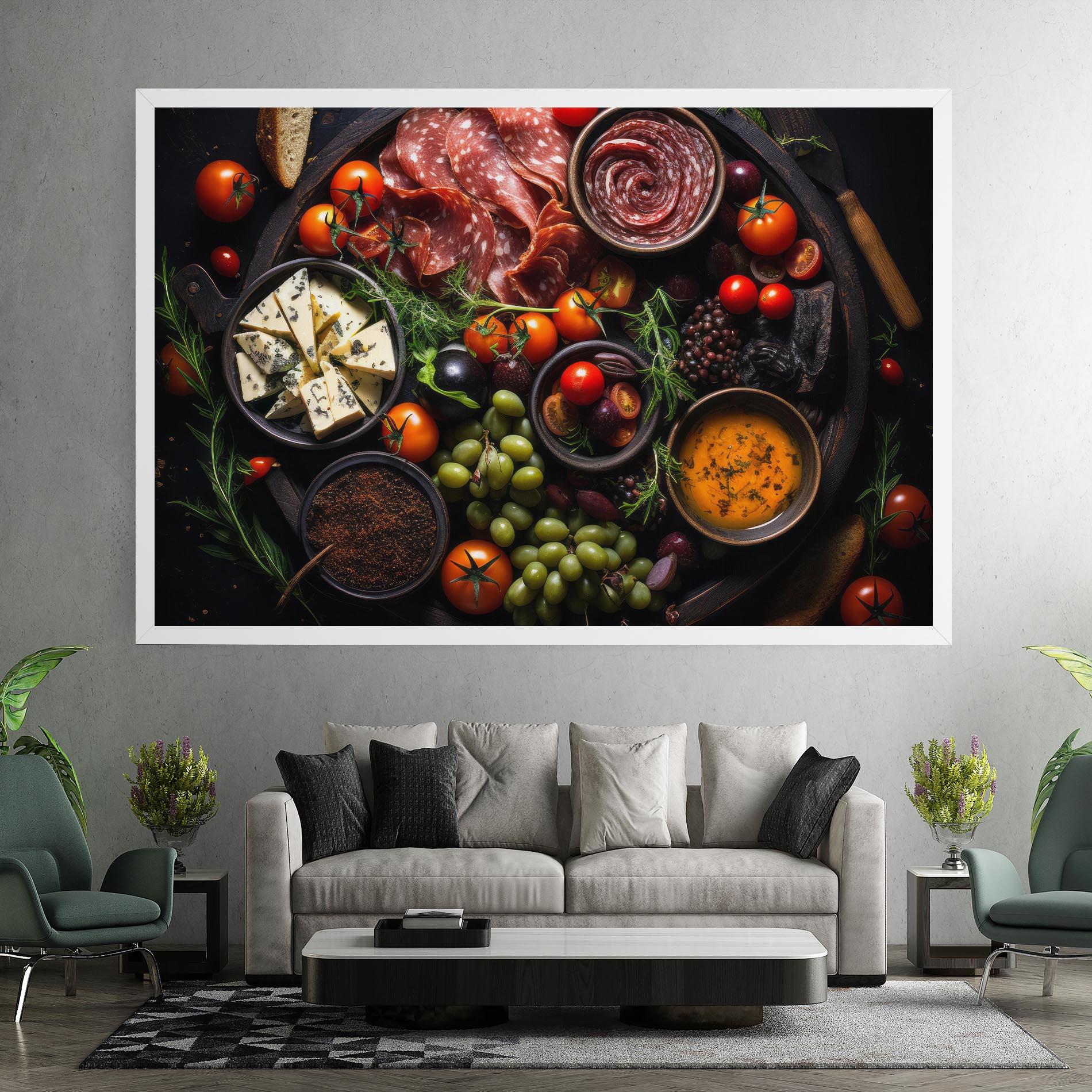 Tablou Canvas Meats Assortment mockup 7