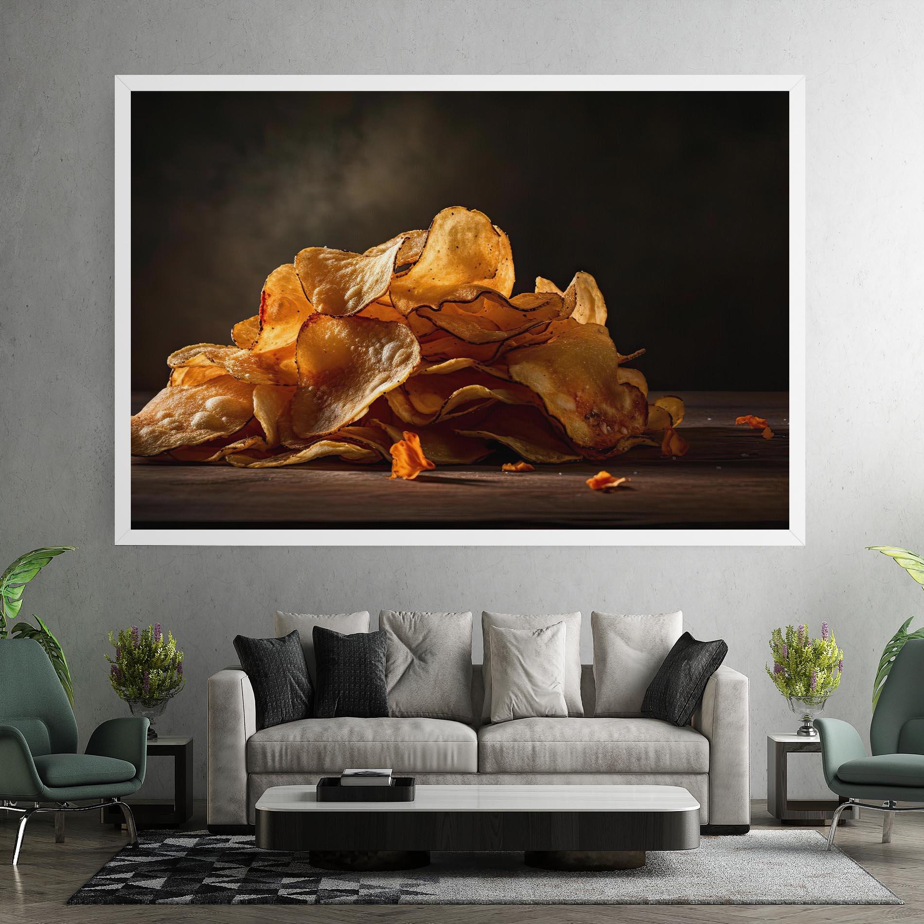 Tablou Canvas Potato Chips mockup 7
