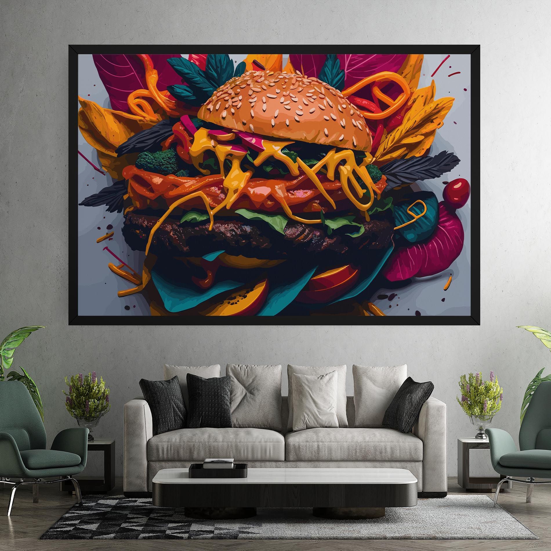 Burger Mustard mockup 7