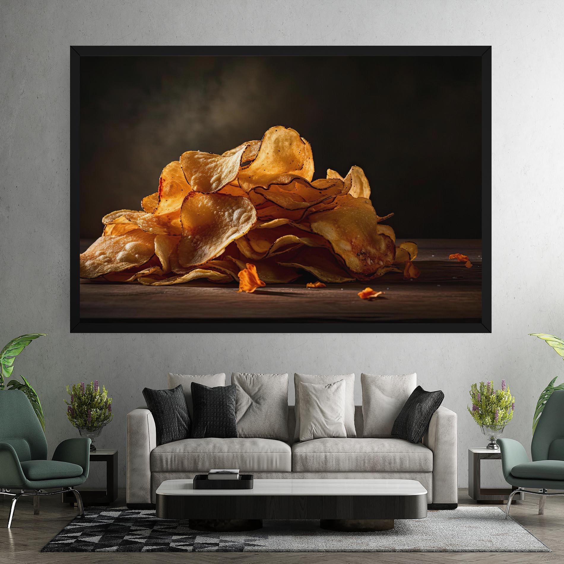 Tablou Canvas Potato Chips mockup 7