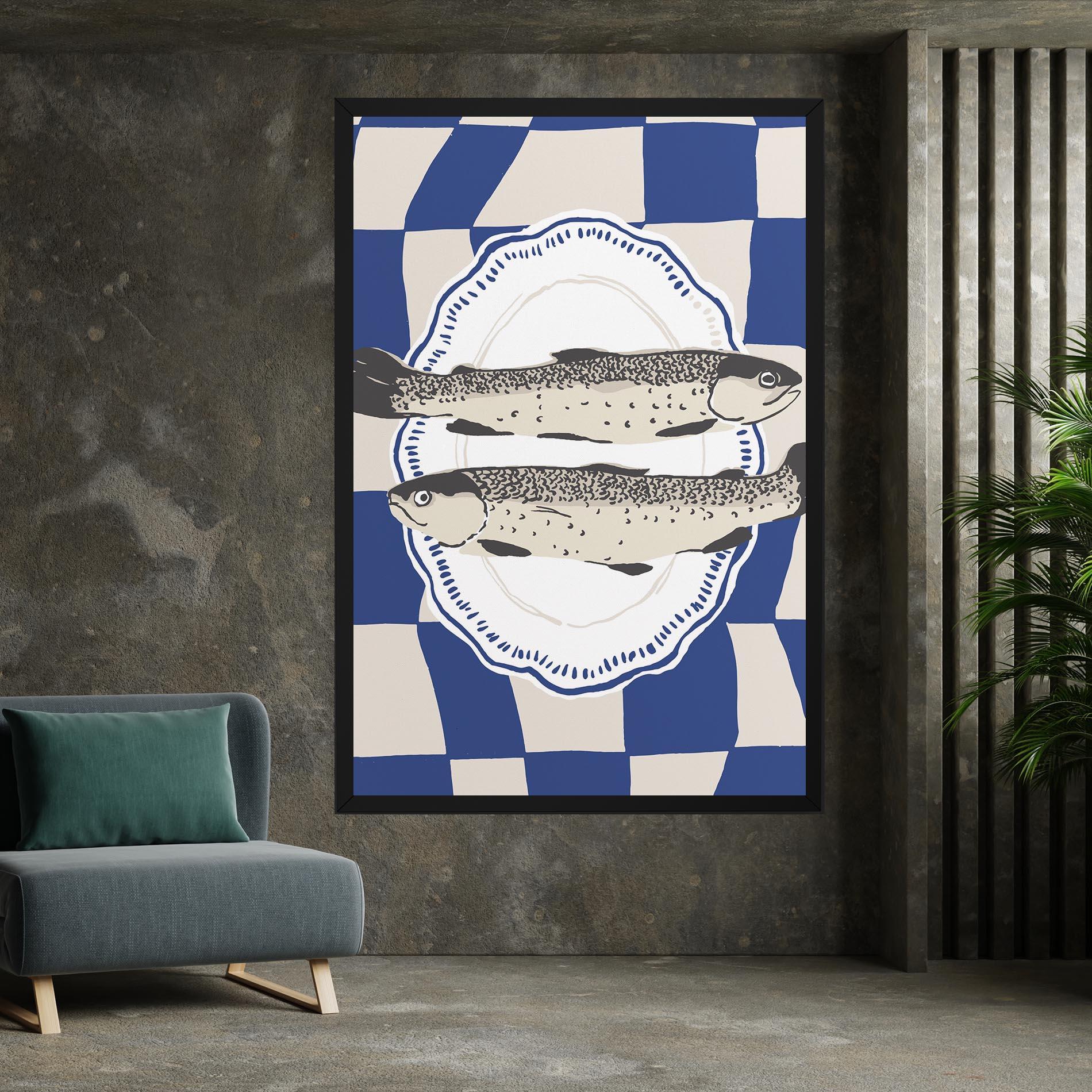 Tablou Canvas Food Fish mockup 7