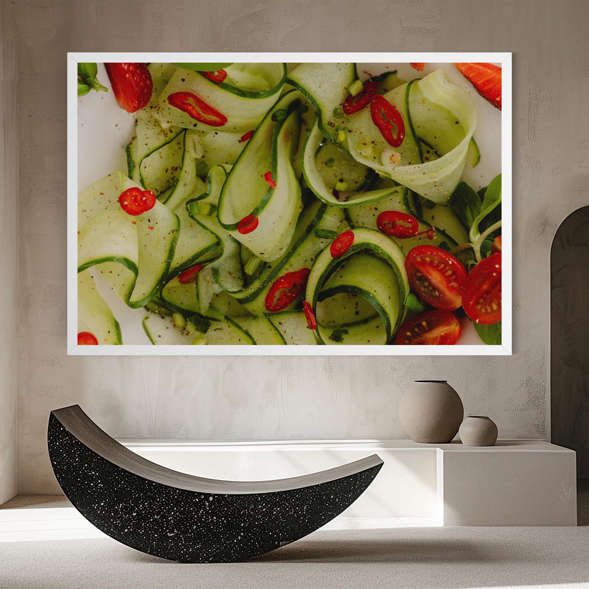 Tablou Canvas Cucumber Food mockup 8