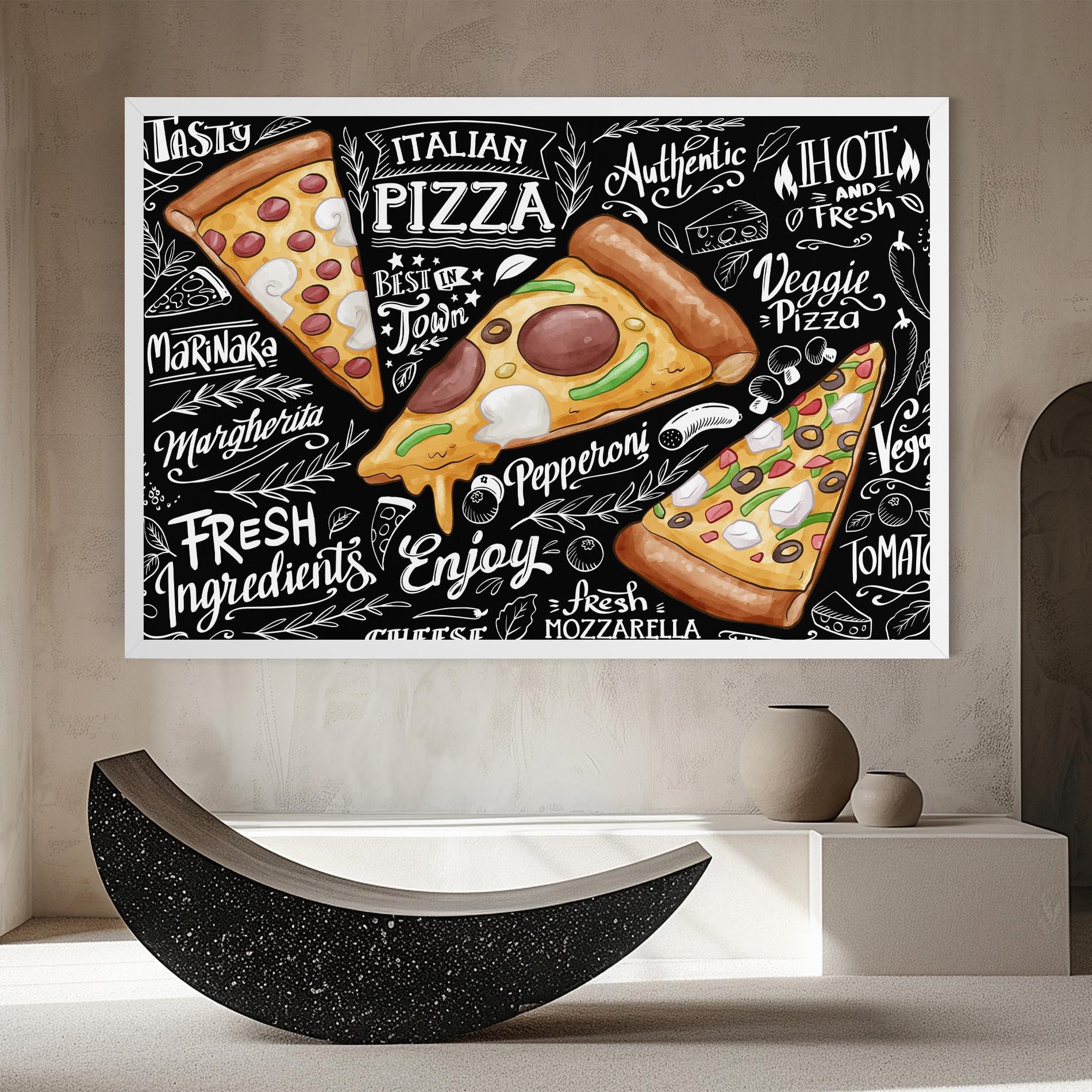 Tablou Canvas Enjoy Pizza mockup 8