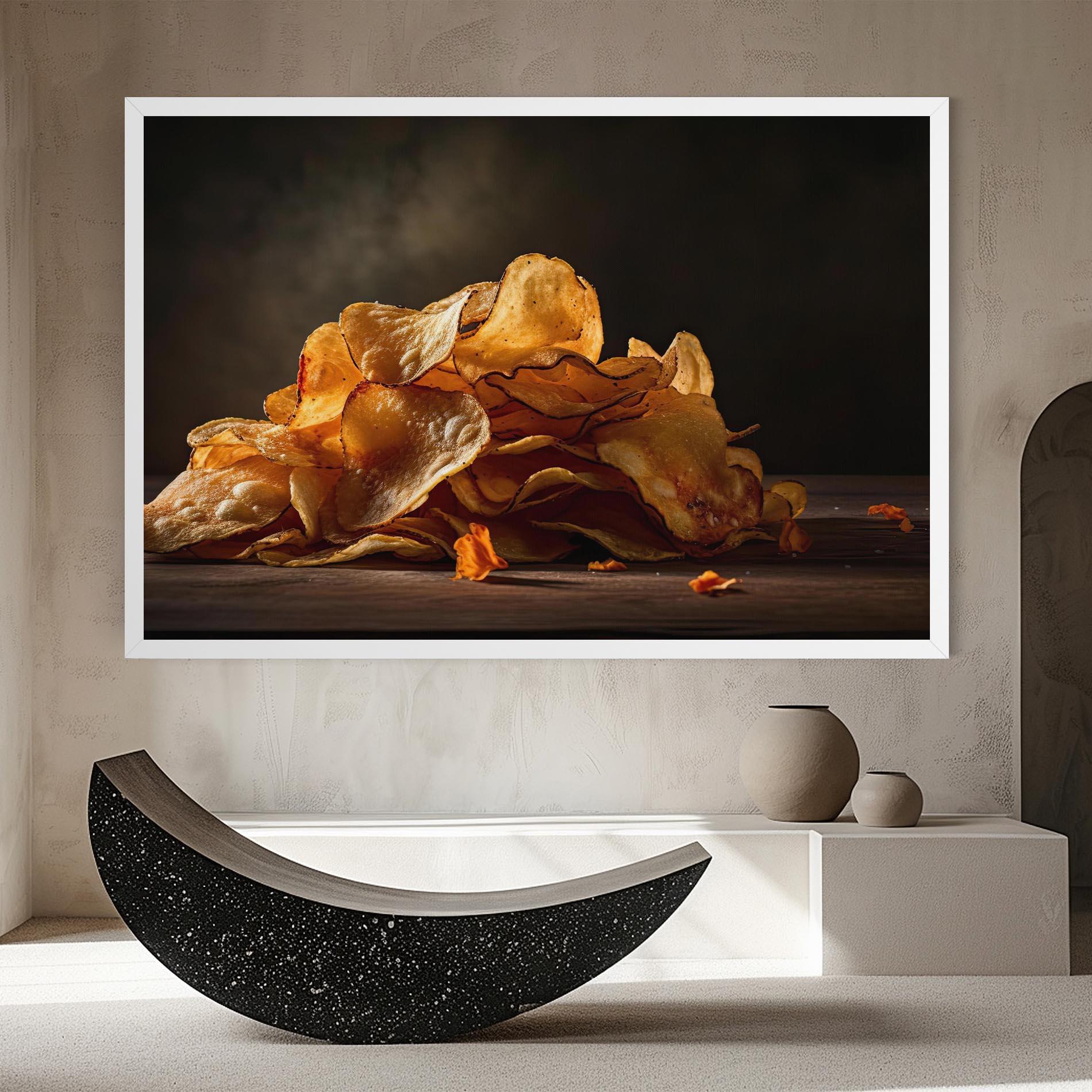 Tablou Canvas Potato Chips mockup 8