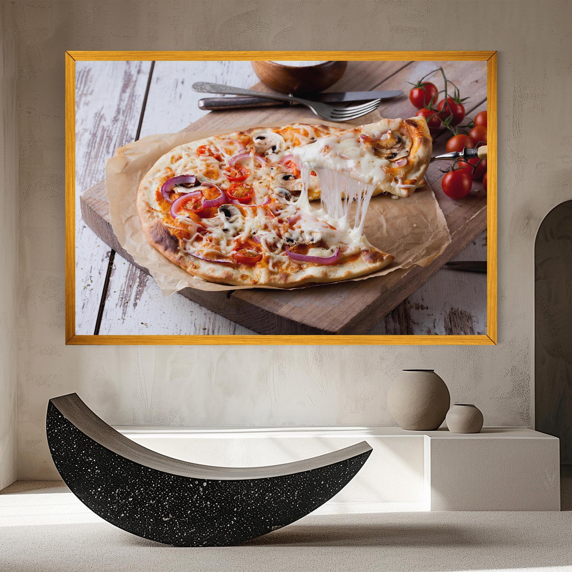 Tablou Canvas Pizza mockup 8