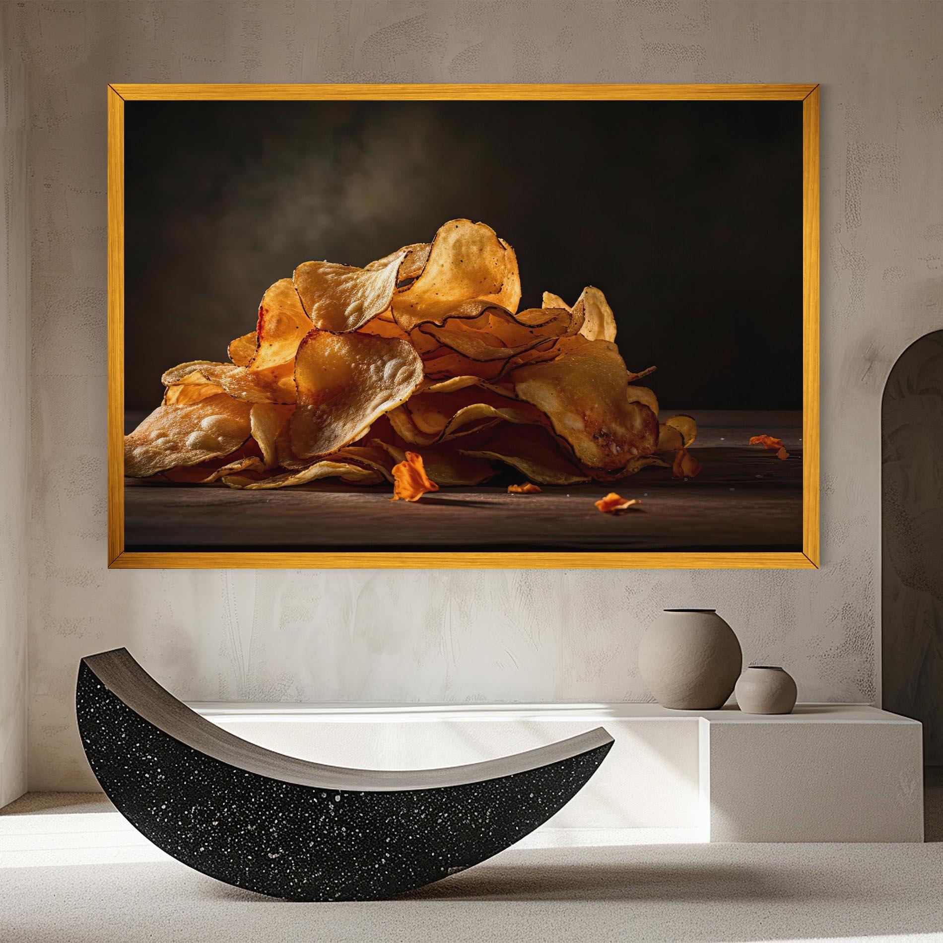 Tablou Canvas Potato Chips mockup 8