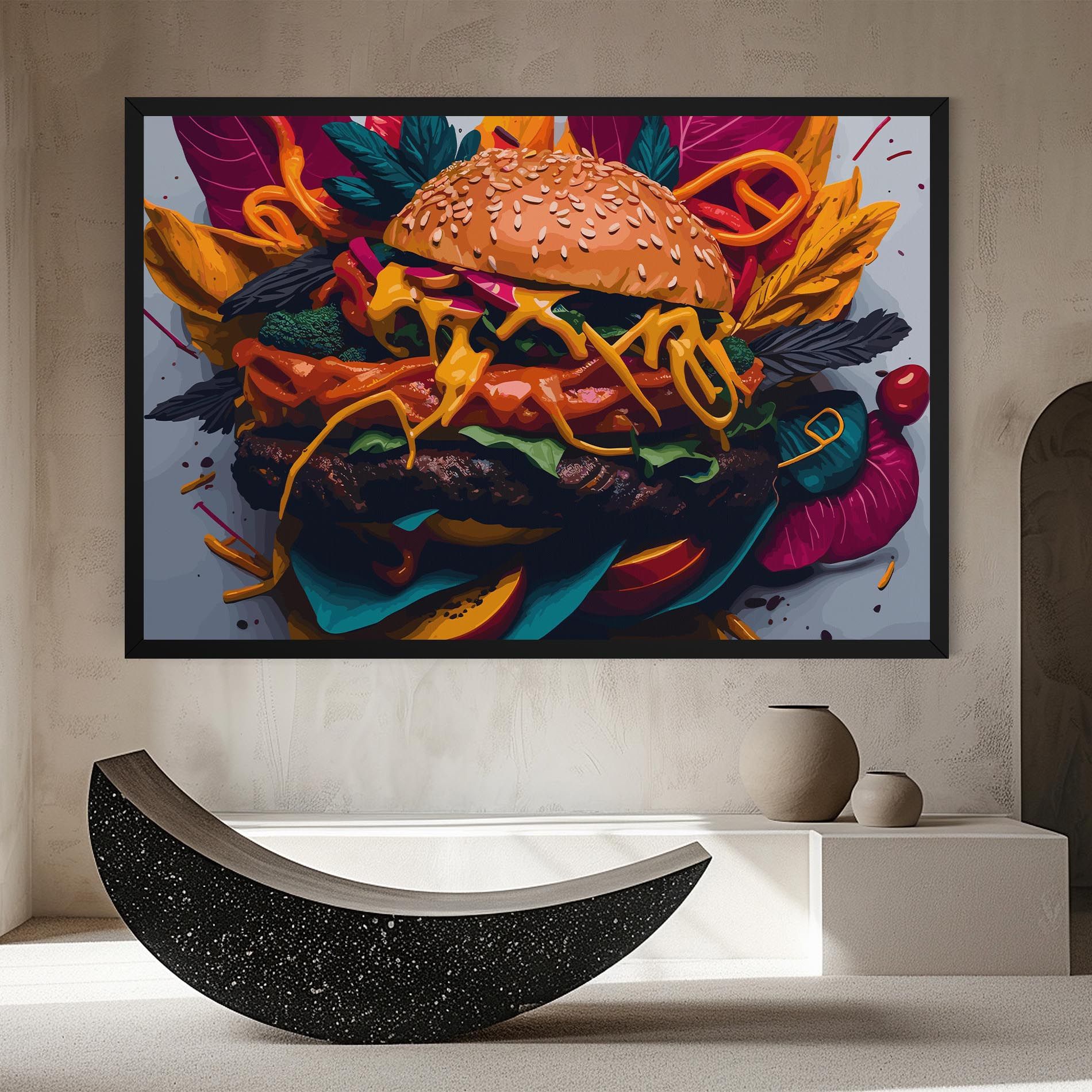 Burger Mustard mockup 8