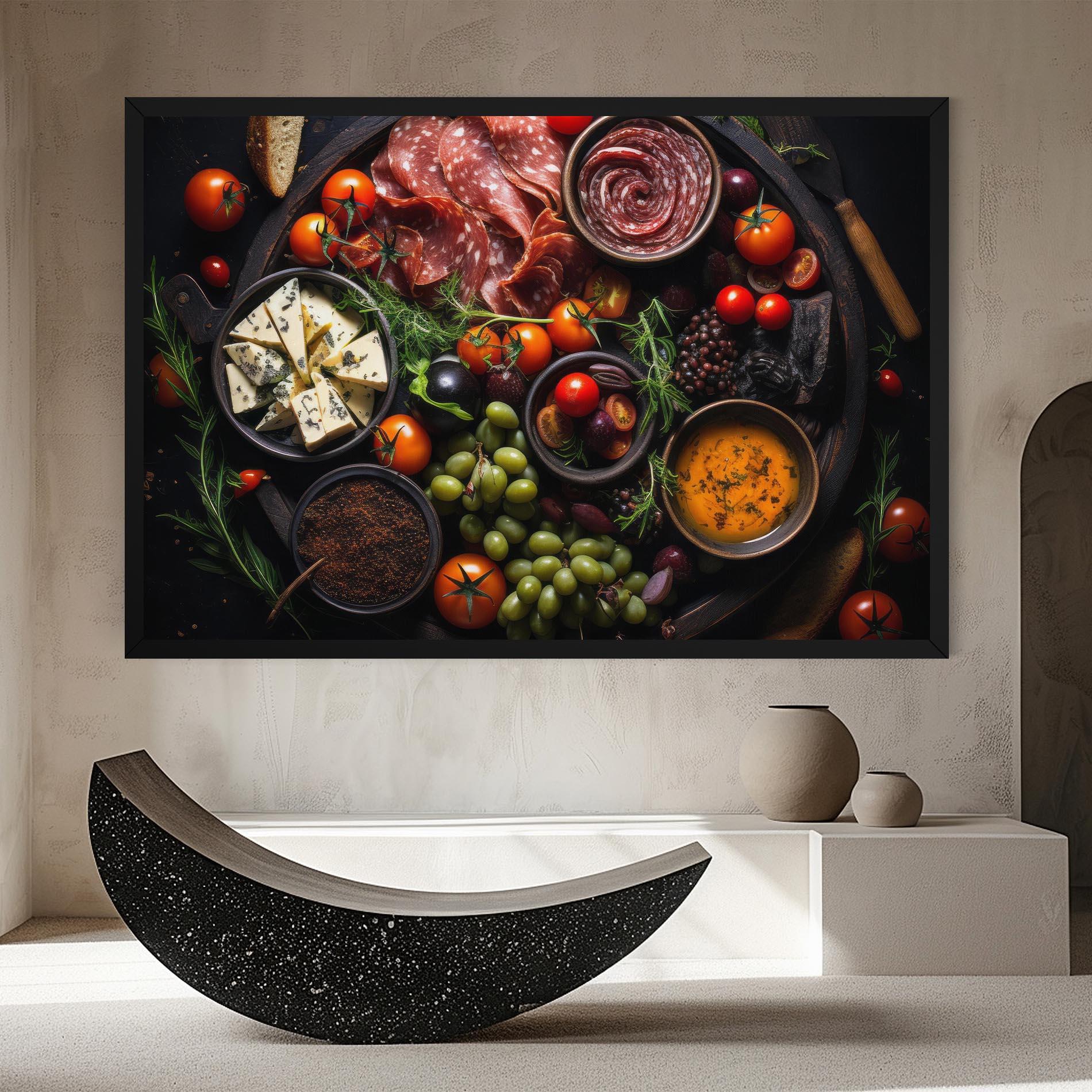 Tablou Canvas Meats Assortment mockup 8