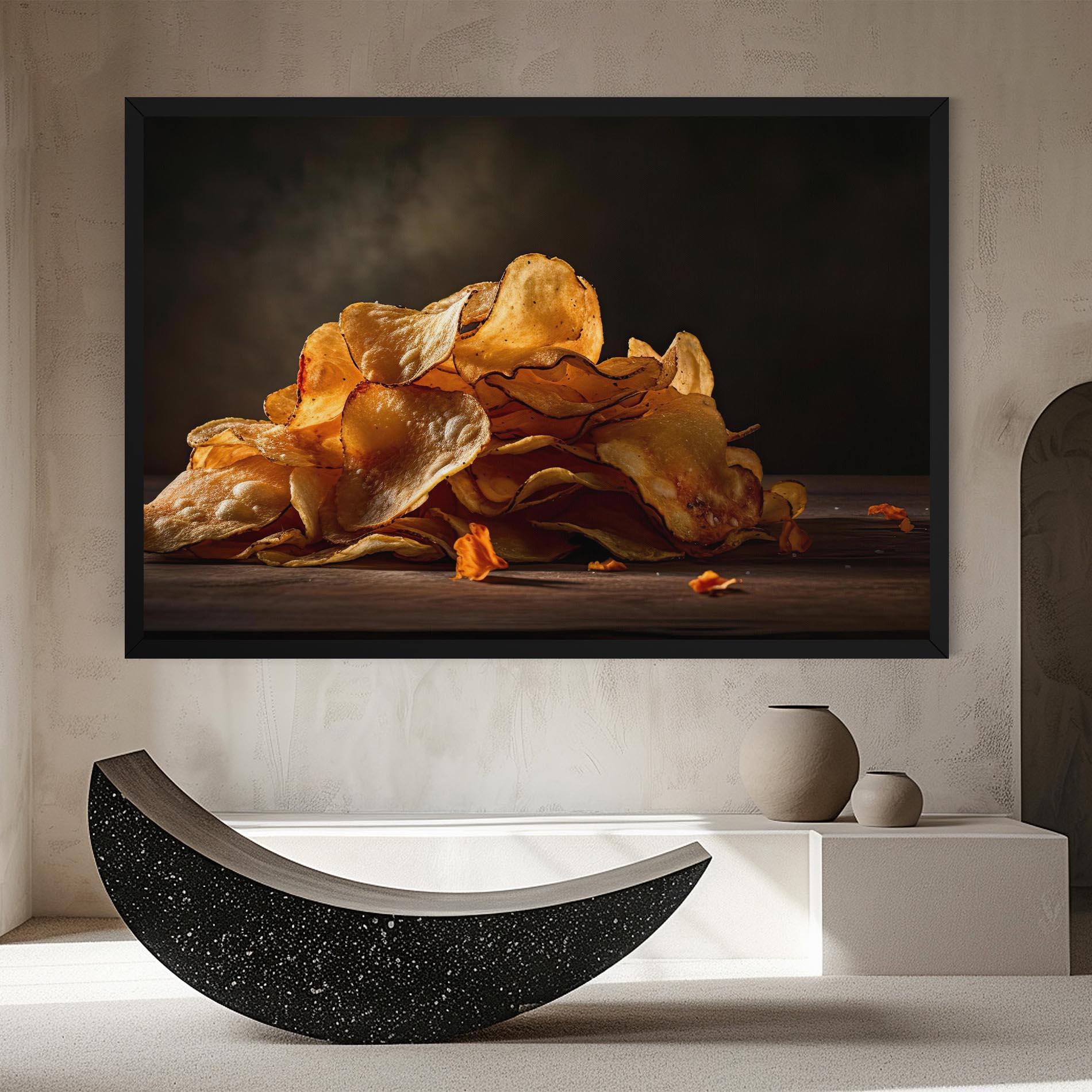 Tablou Canvas Potato Chips mockup 8
