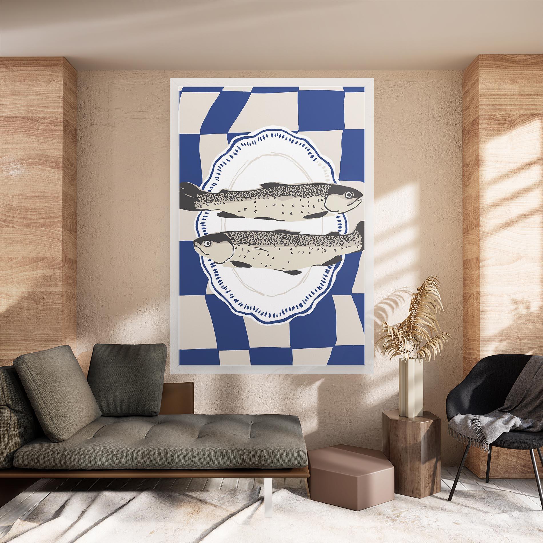 Tablou Canvas Food Fish mockup 8