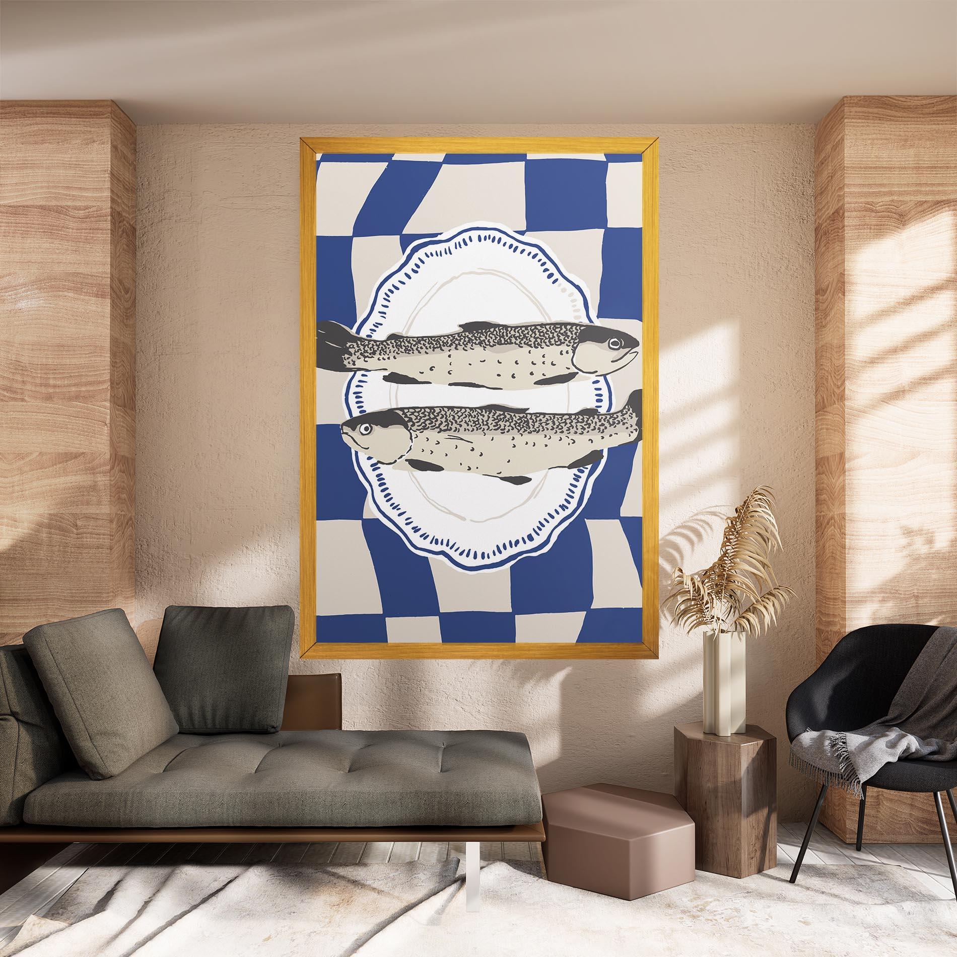 Tablou Canvas Food Fish mockup 8