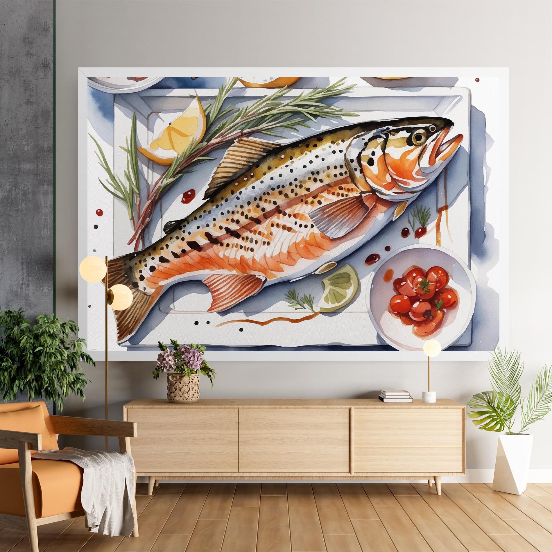 Grilled Trout mockup 9