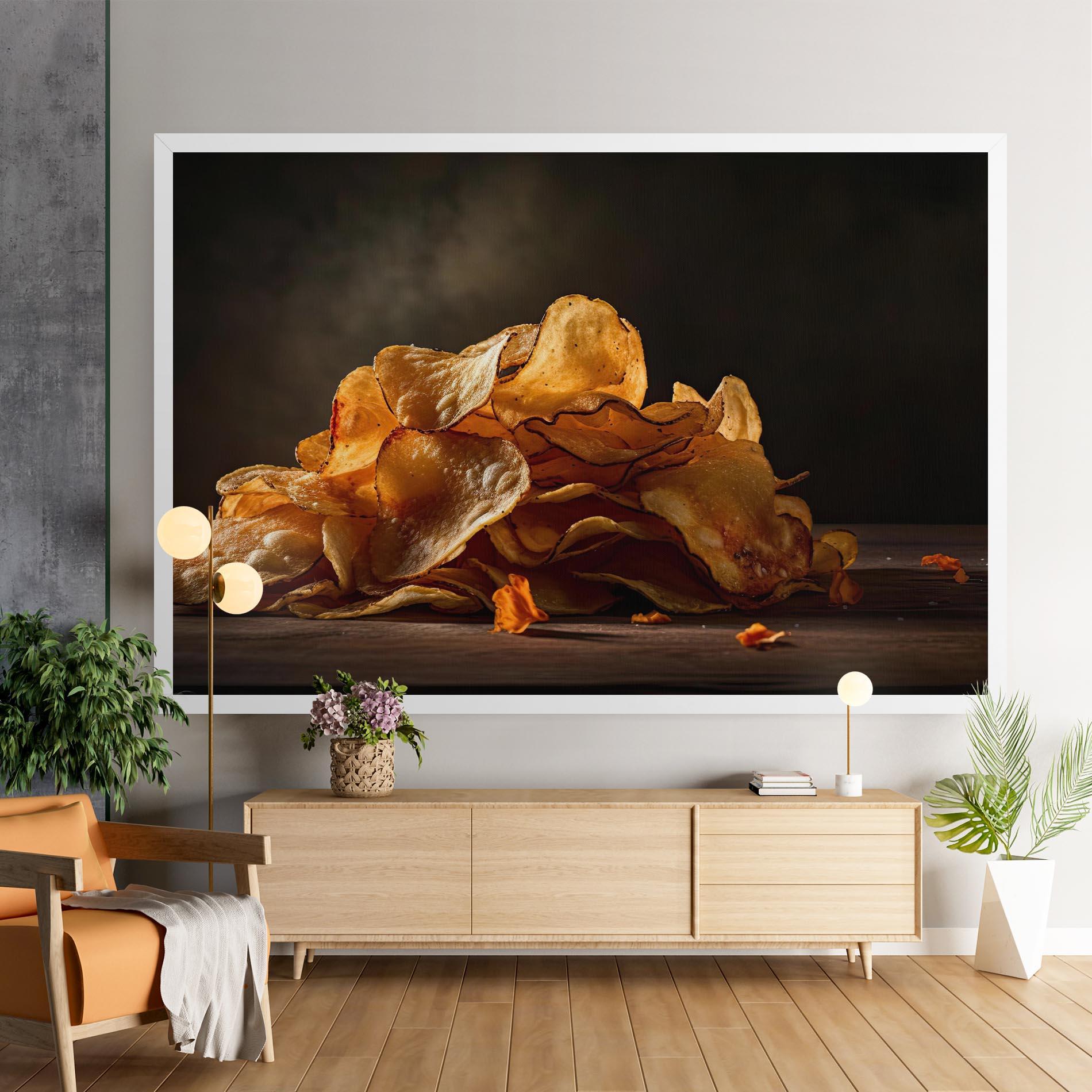 Tablou Canvas Potato Chips mockup 9