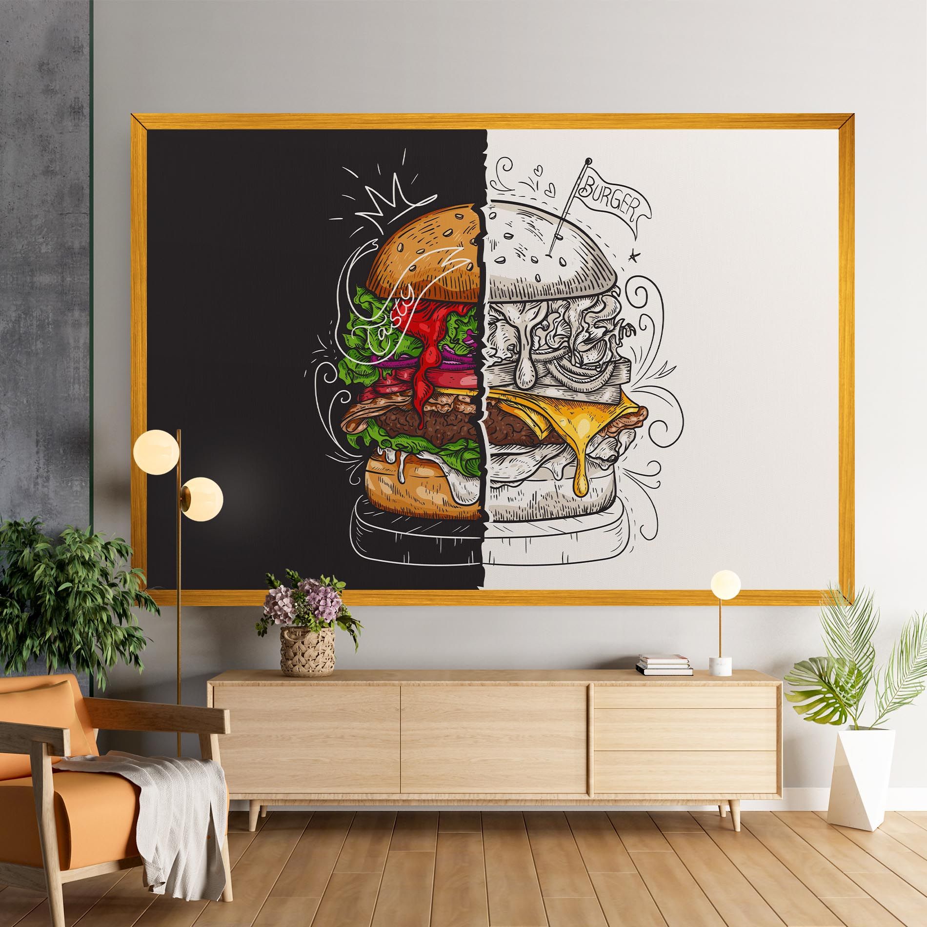 Burger Art mockup 9