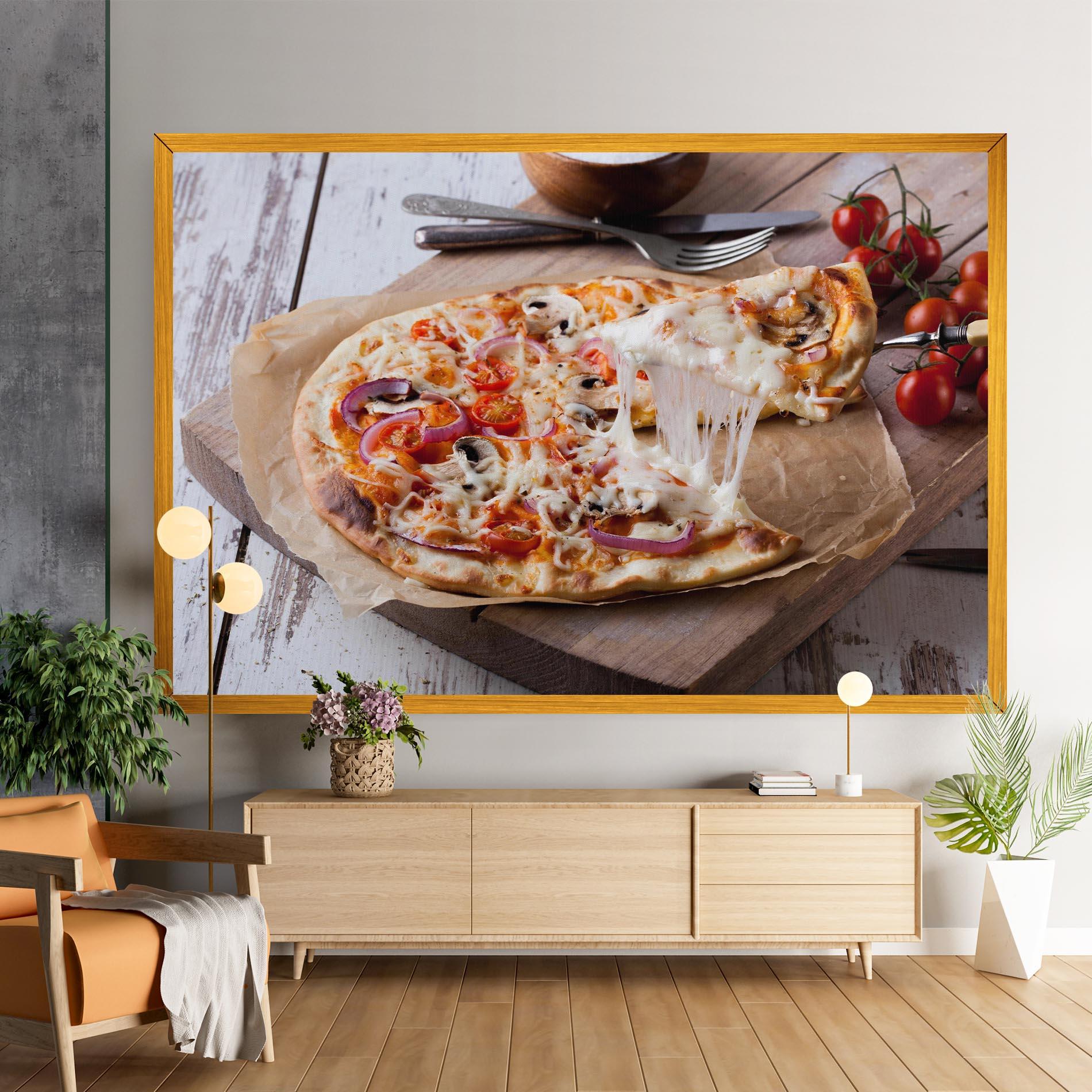 Tablou Canvas Pizza mockup 9