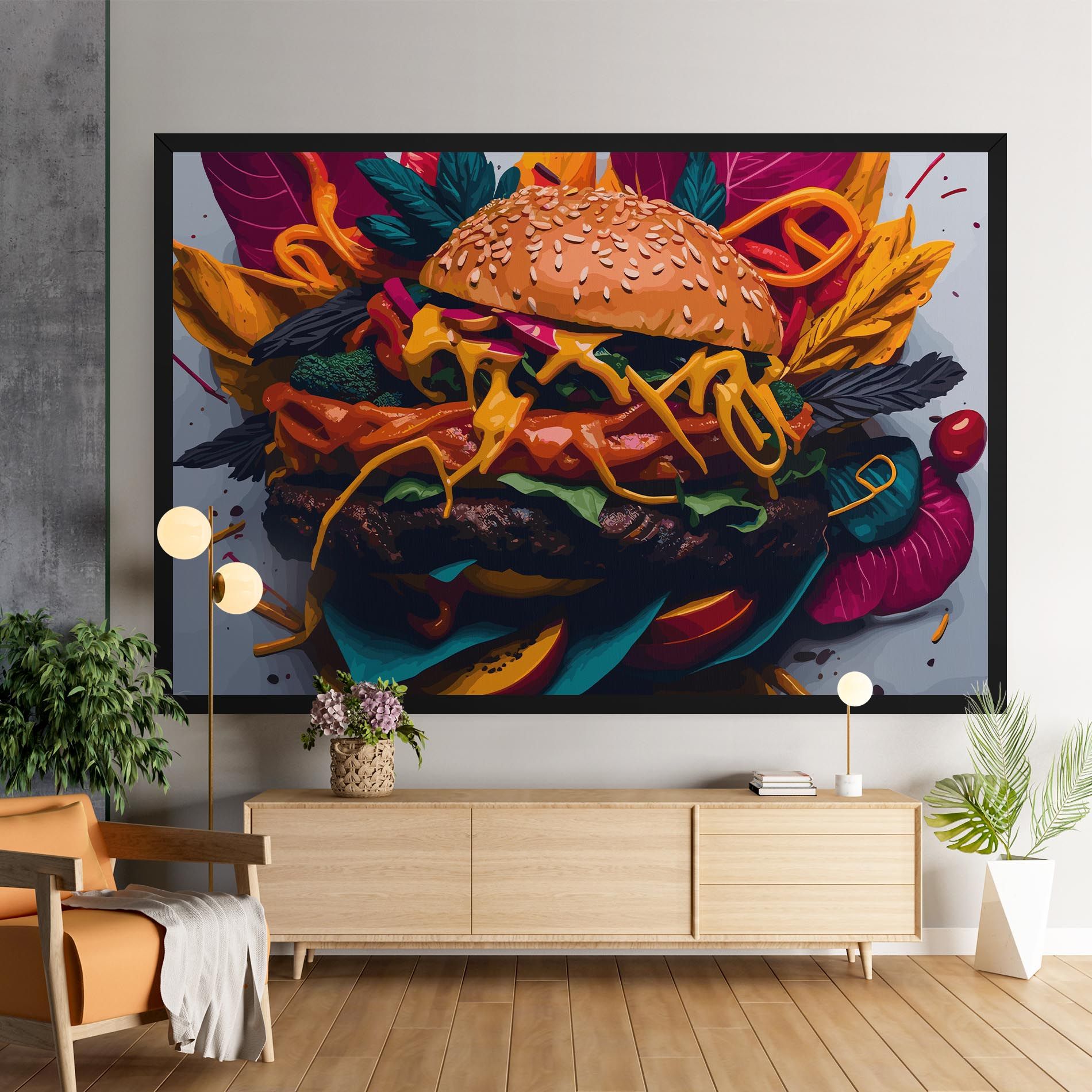 Burger Mustard mockup 9