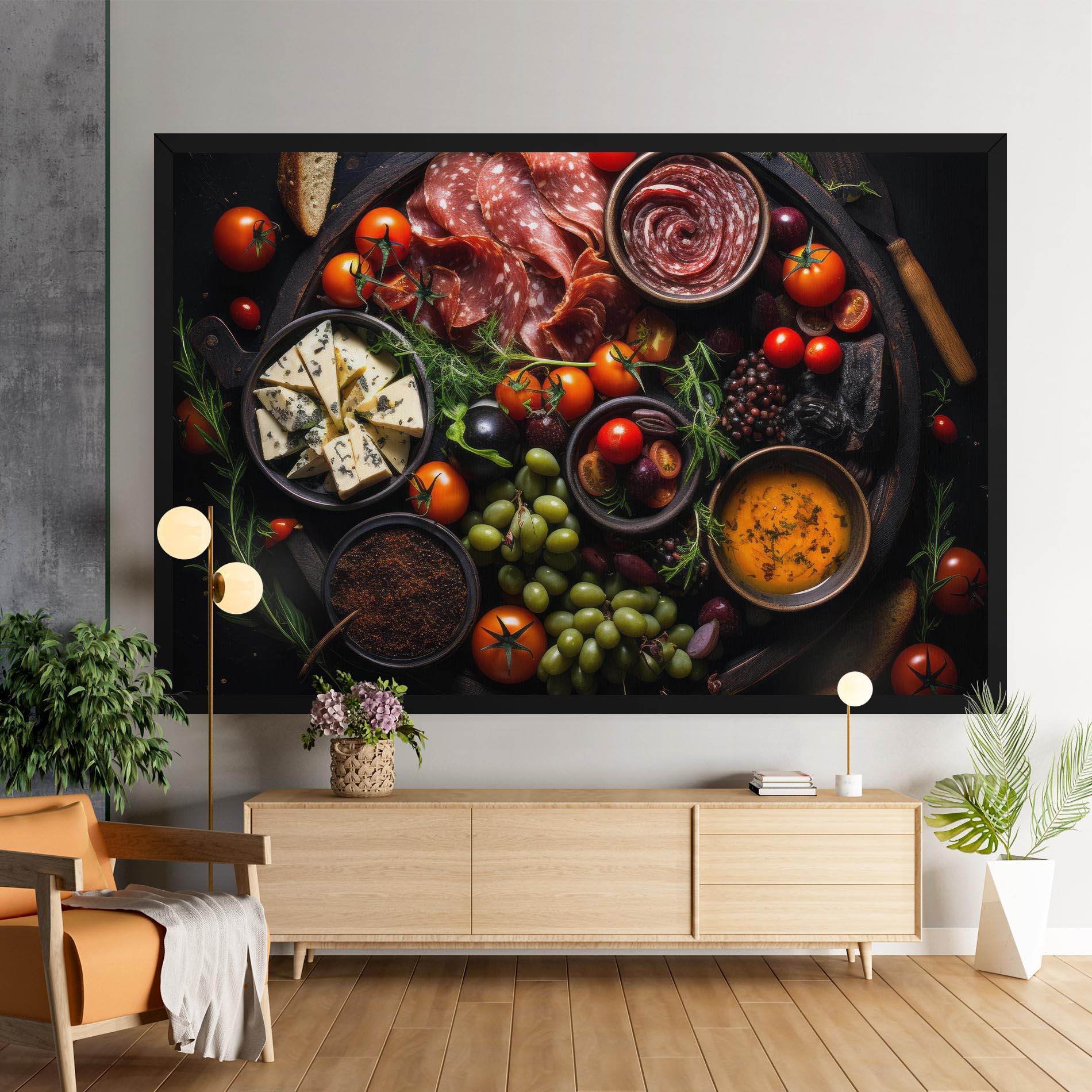 Tablou Canvas Meats Assortment mockup 9