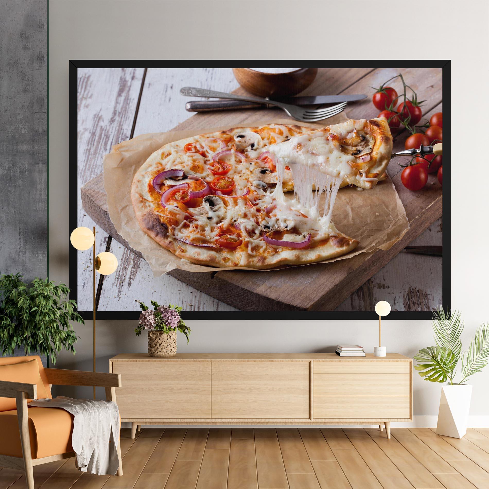 Tablou Canvas Pizza mockup 9