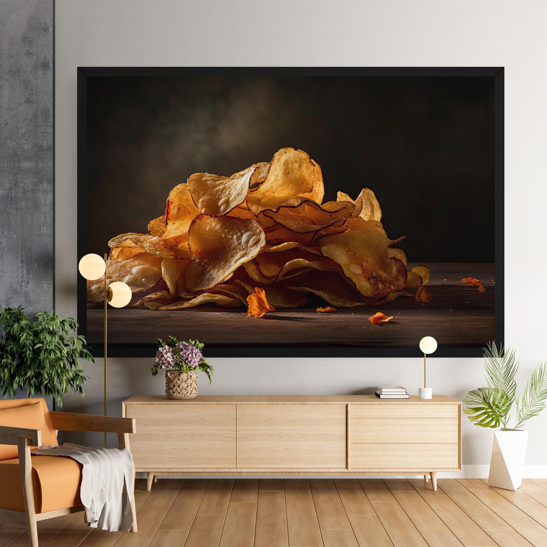 Tablou Canvas Potato Chips mockup 9
