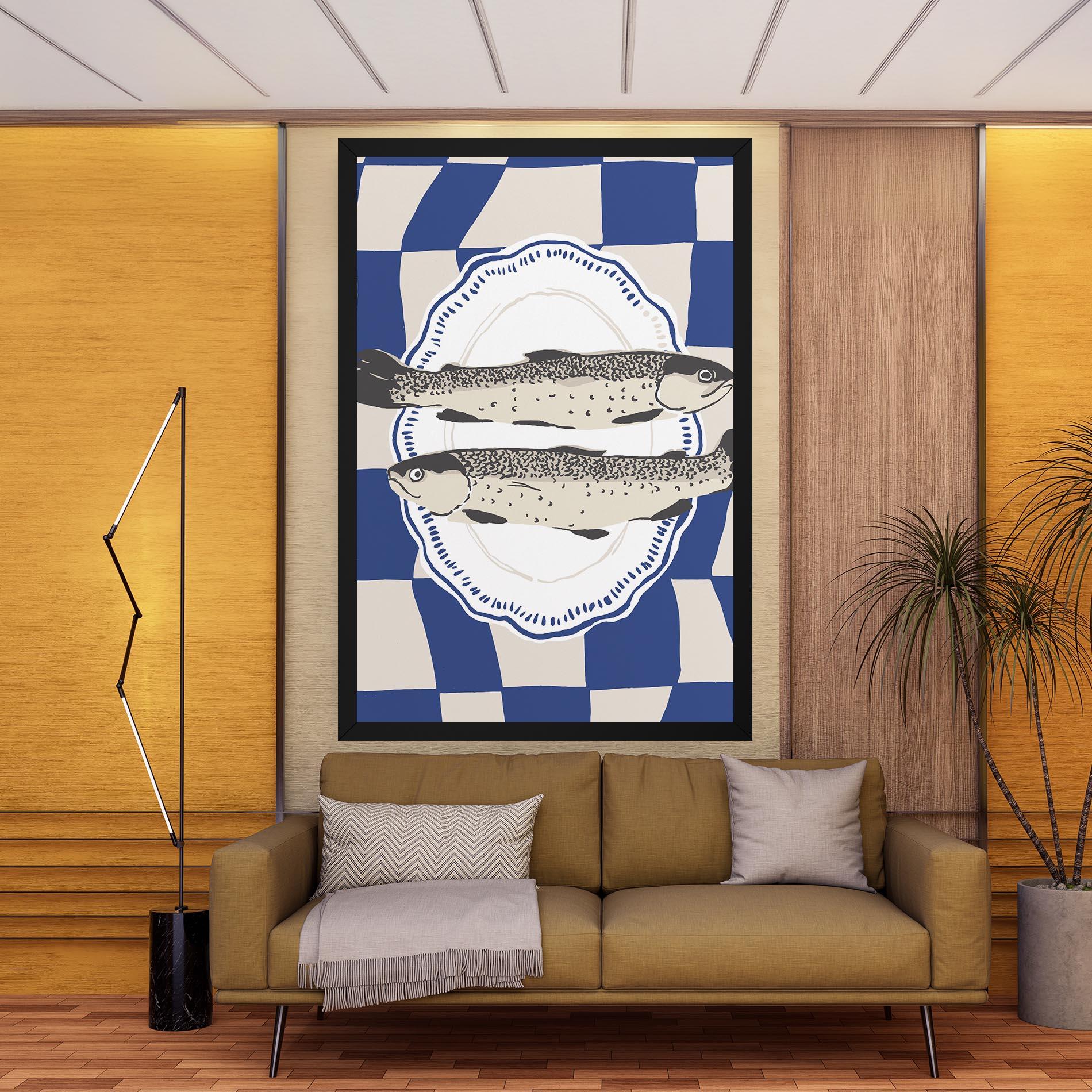 Tablou Canvas Food Fish mockup 9