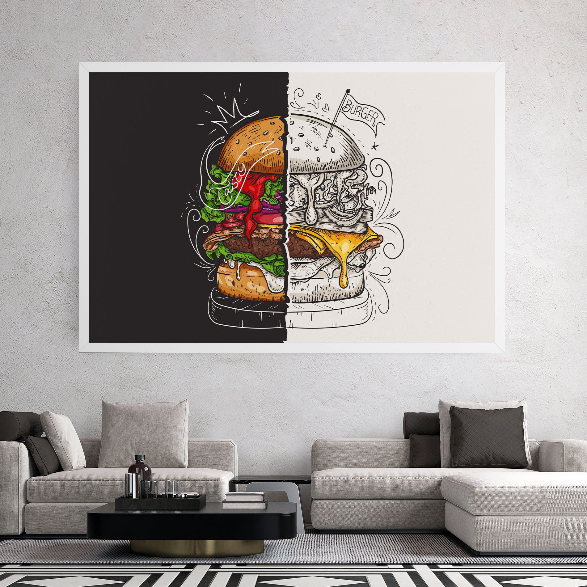 Burger Art mockup 2
