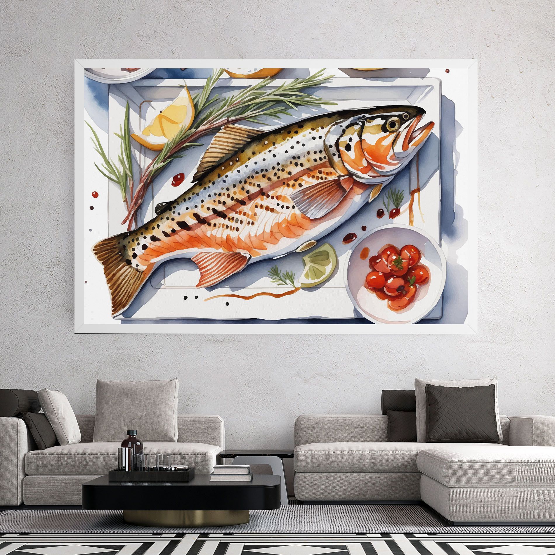 Grilled Trout mockup 2