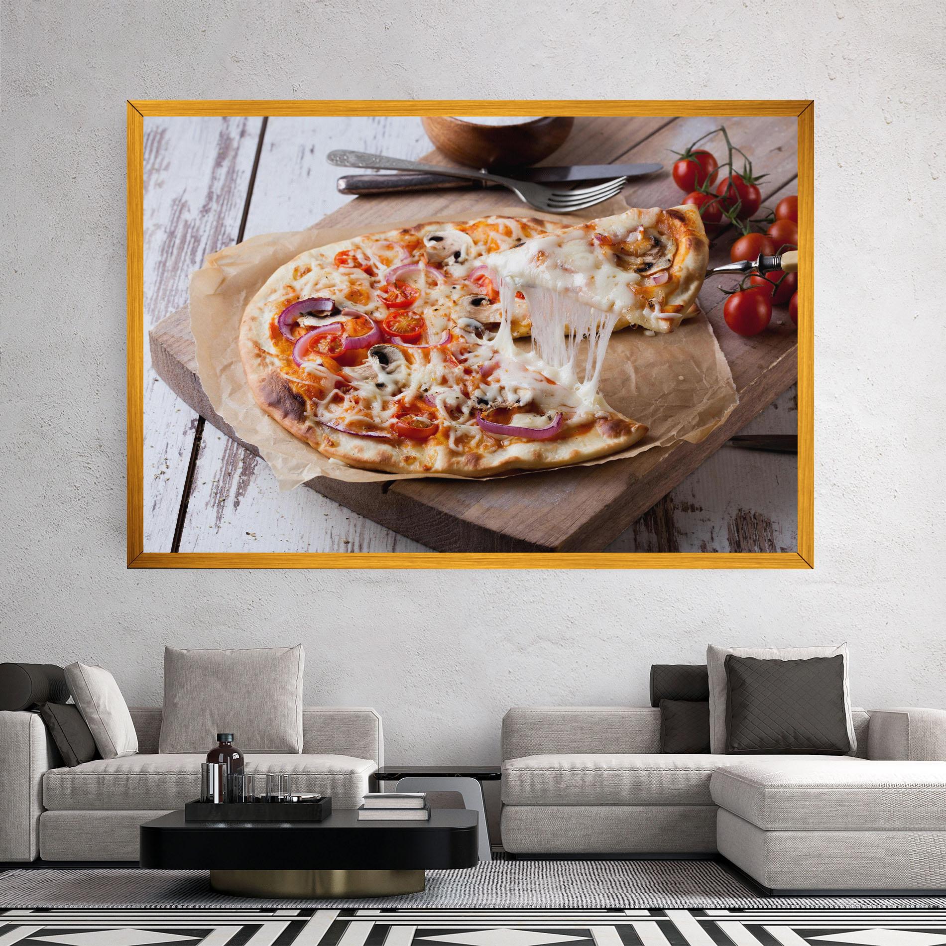 Tablou Canvas Pizza mockup 2