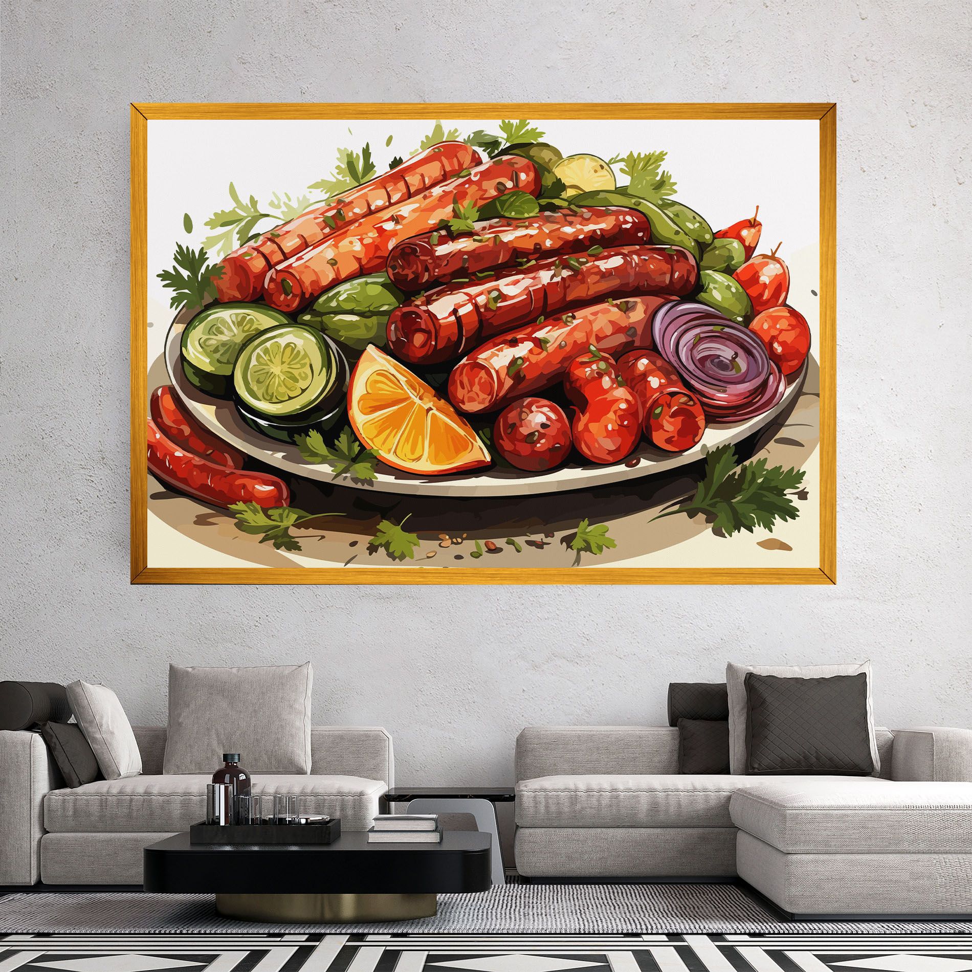 Tasty Sousages mockup 2