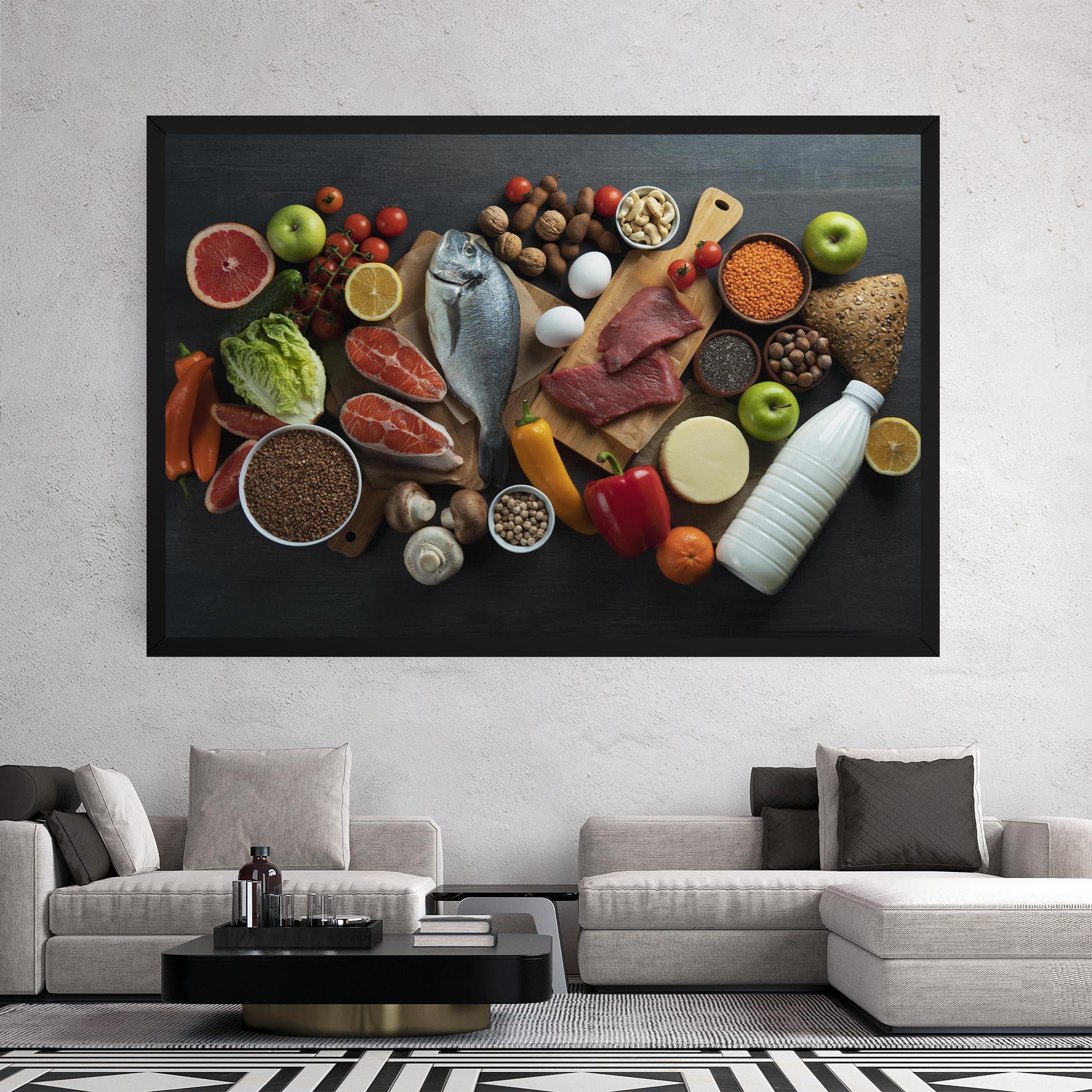 Tablou Canvas Food Ingredients mockup 2