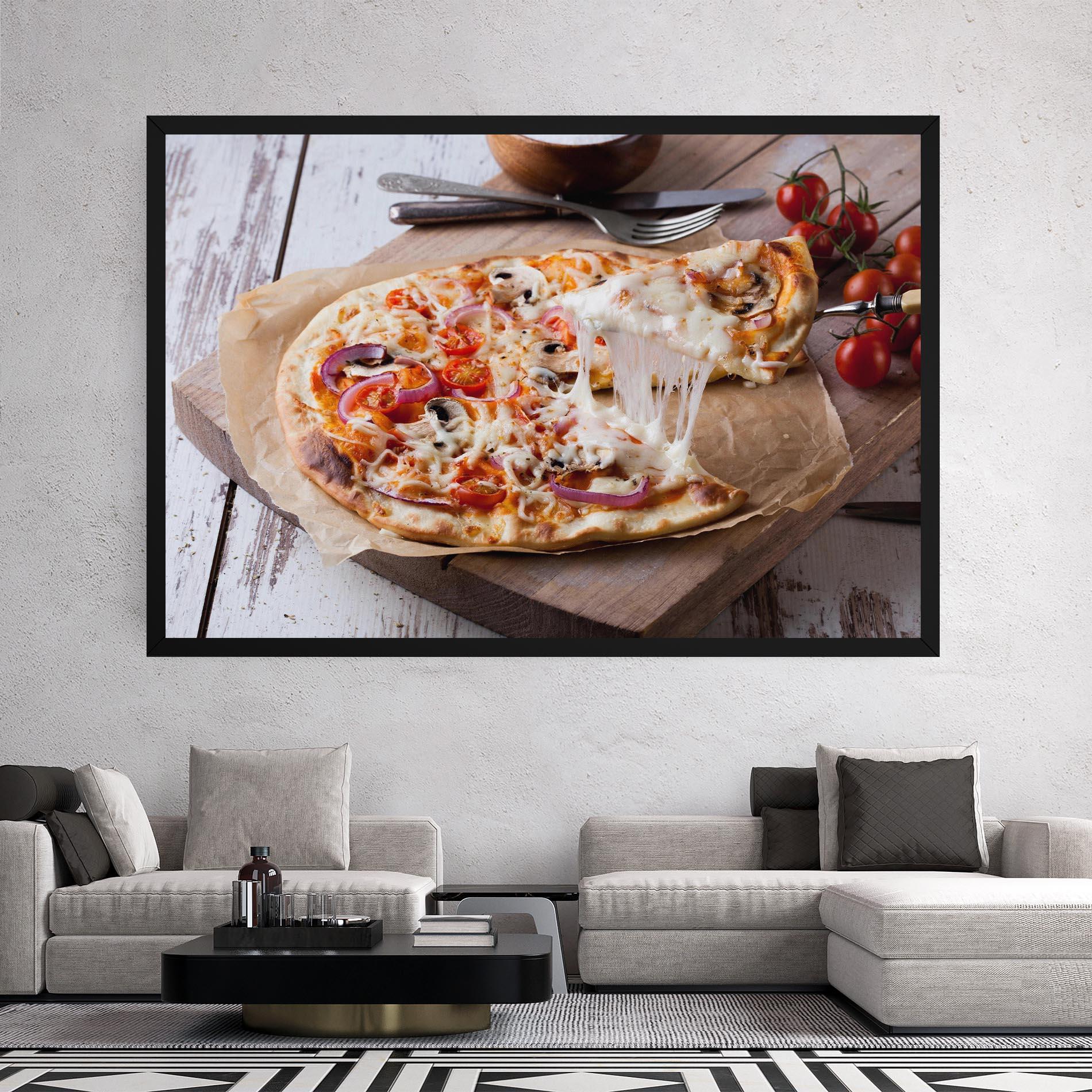 Tablou Canvas Pizza mockup 2