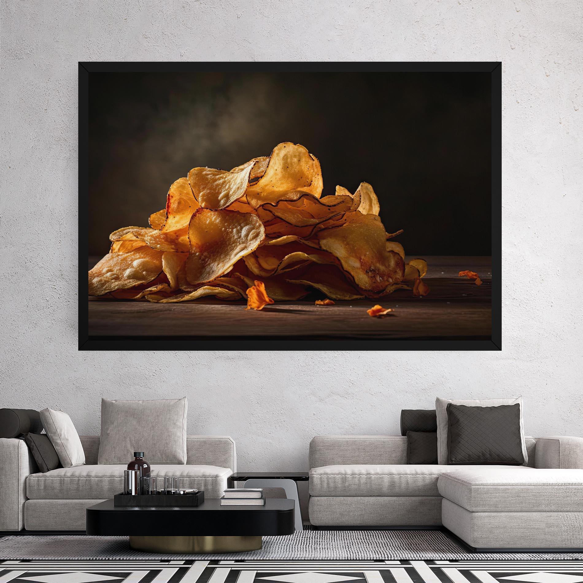 Tablou Canvas Potato Chips mockup 2